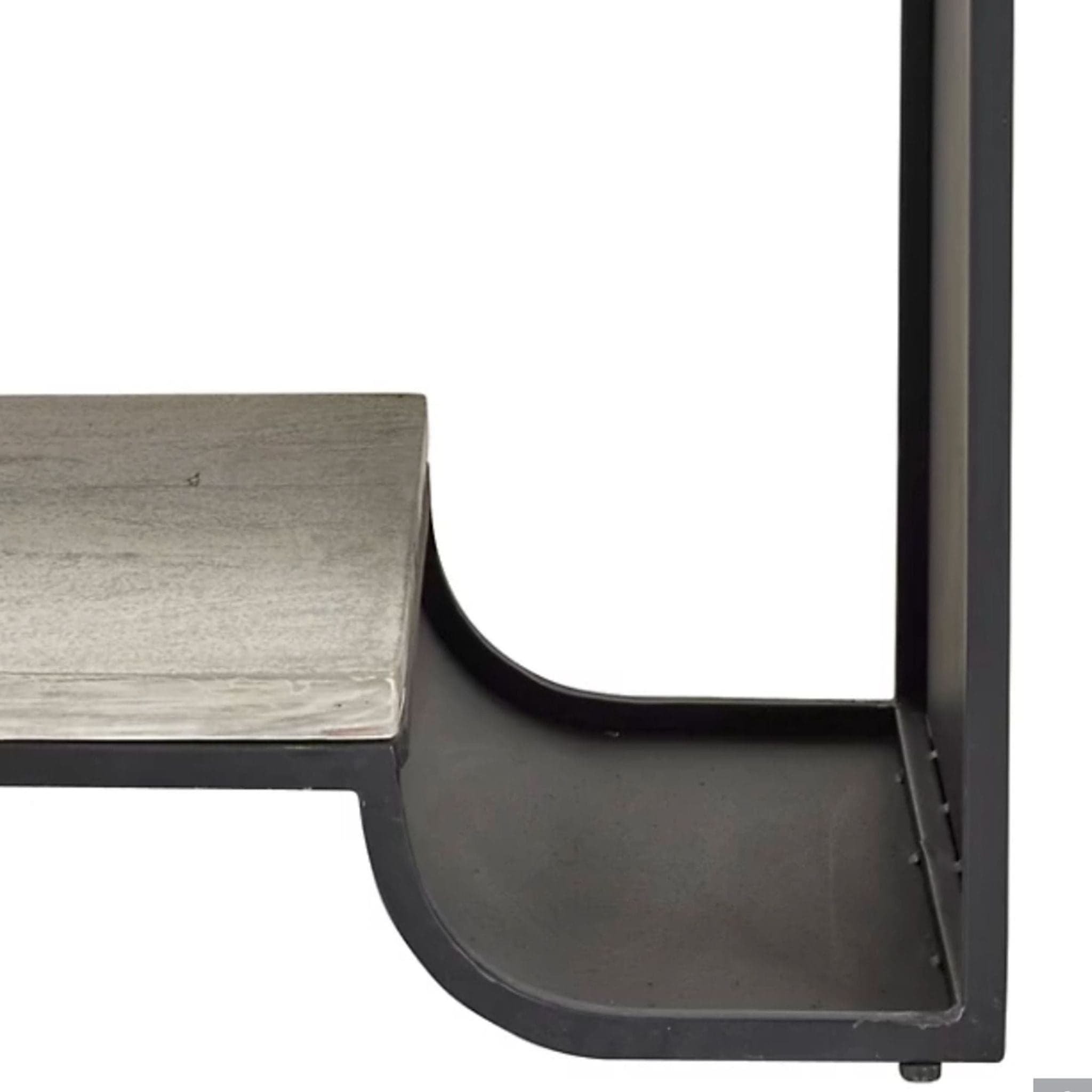 Arteriors Home Epton Modern 3-Tier Bookshelf with Metal Frame - Thumbnail 5