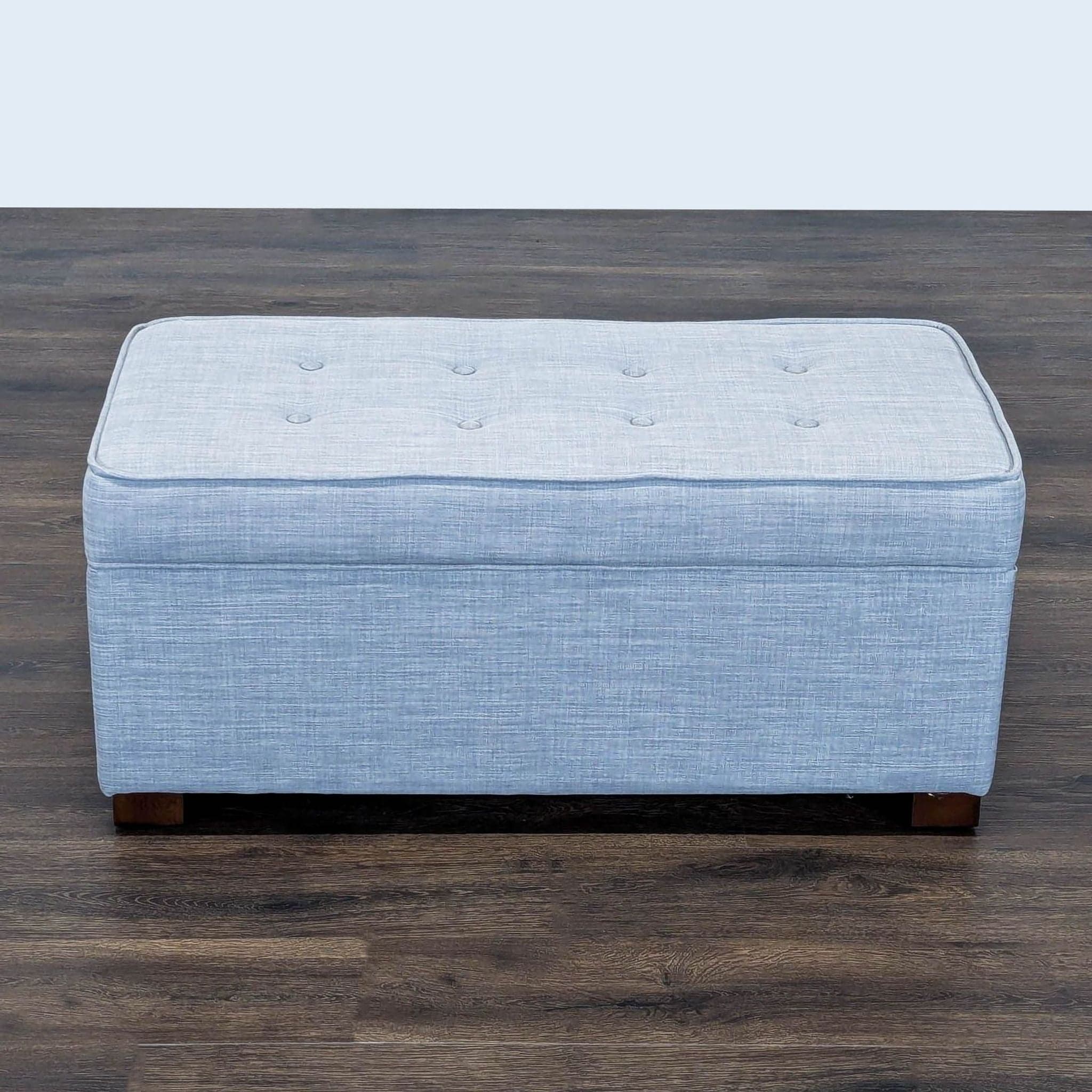 Target Button Tufted Storage Ottoman - Image 1