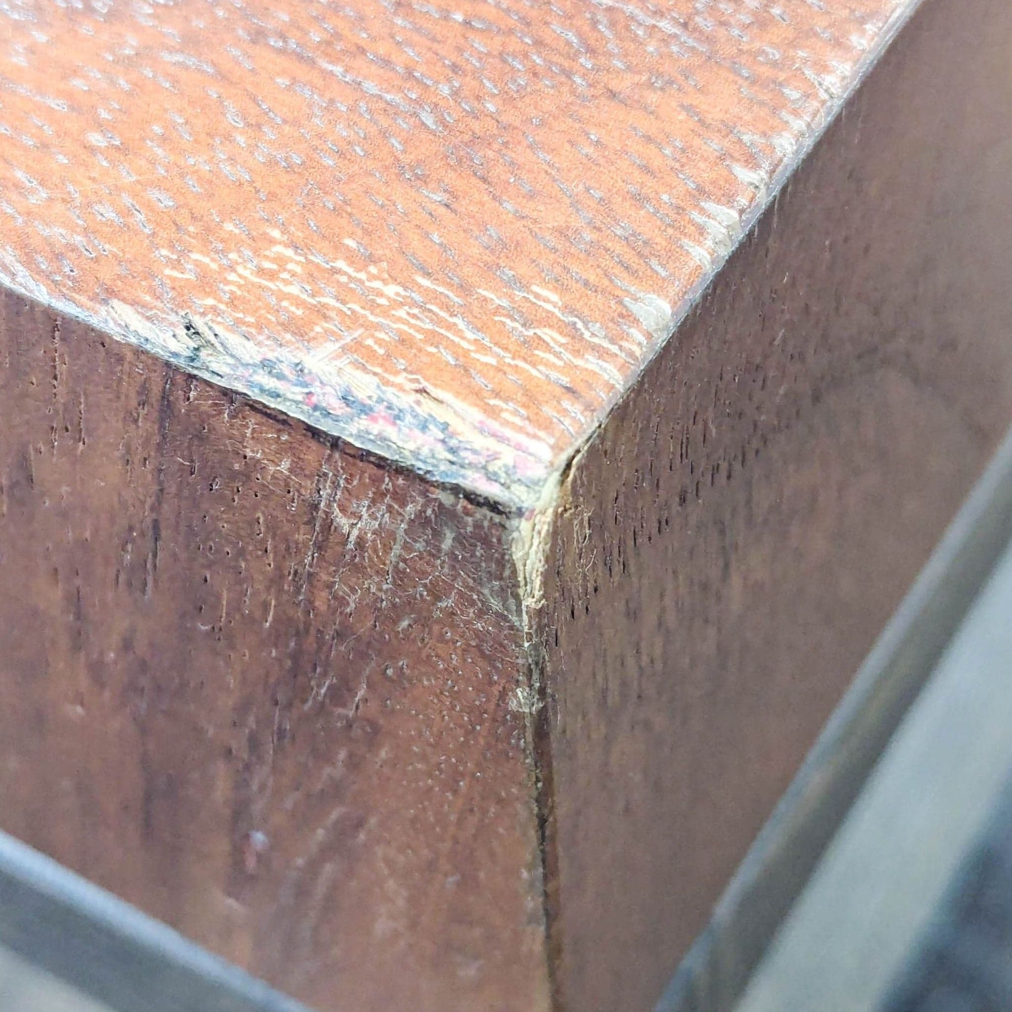 Crate & Barrel Wood Accent Table on Wood Base - Thumbnail 7