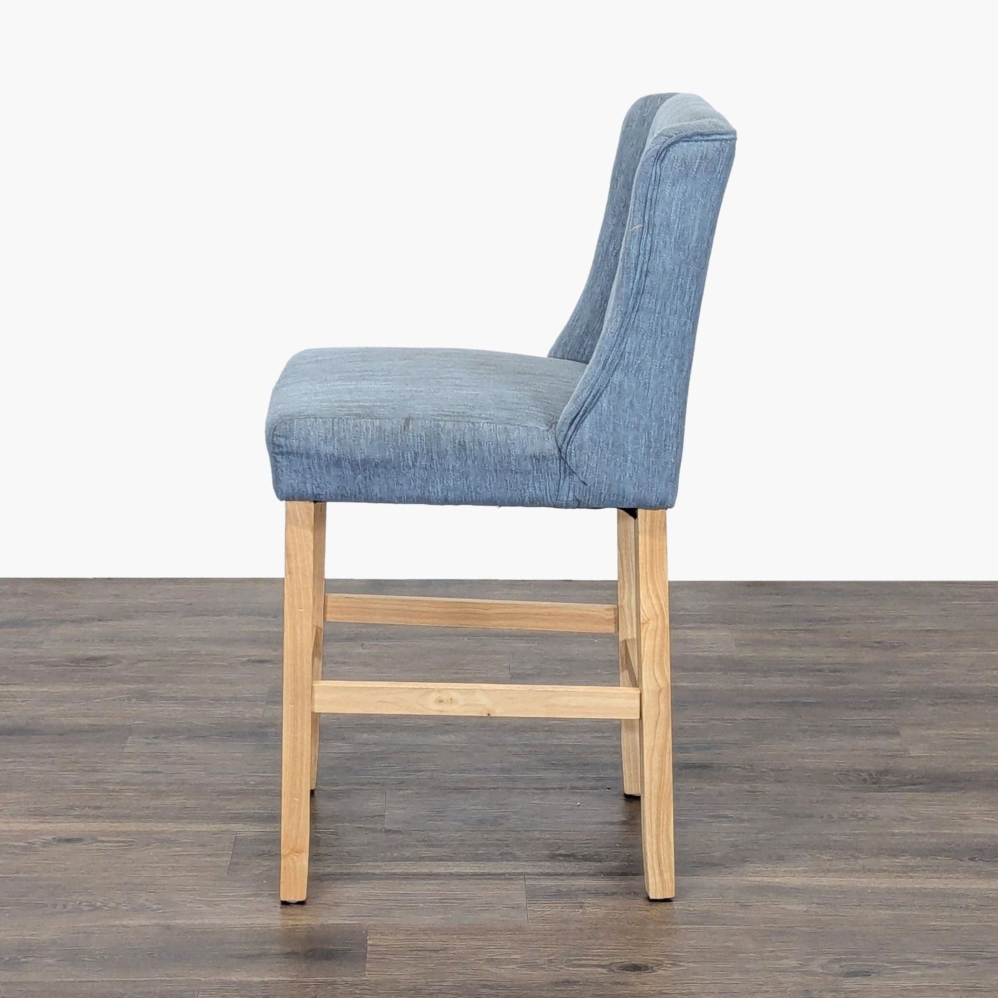 Noble House Home Wingback Button Tufted Bar Stool - Thumbnail 7