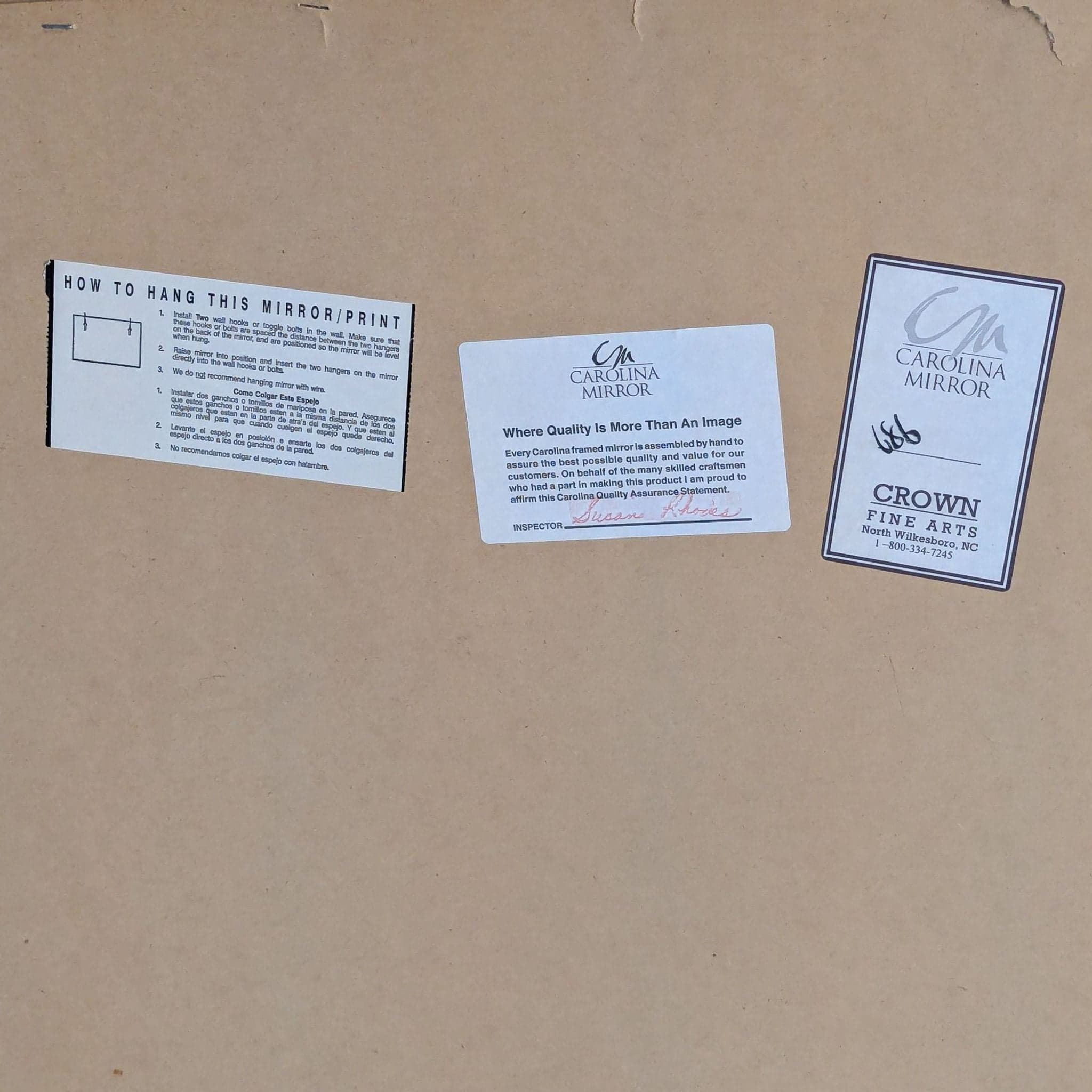 Carolina Mirror Wood Framed Mirror - Thumbnail 3