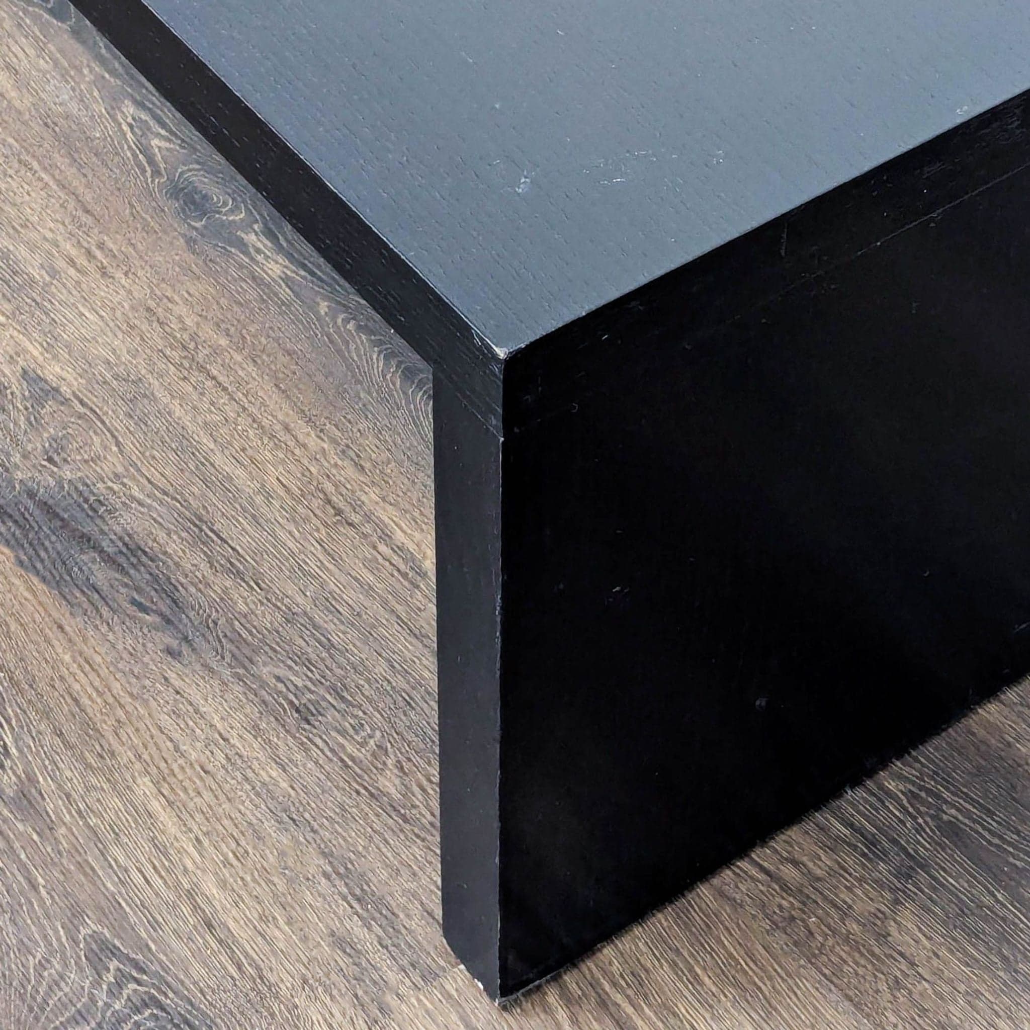 Black Wood Dining Bench - Thumbnail 4