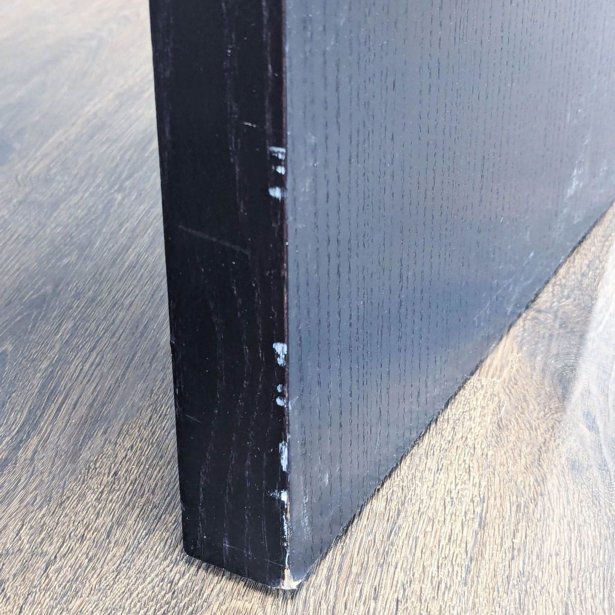 Black Wood Dining Bench - Thumbnail 5