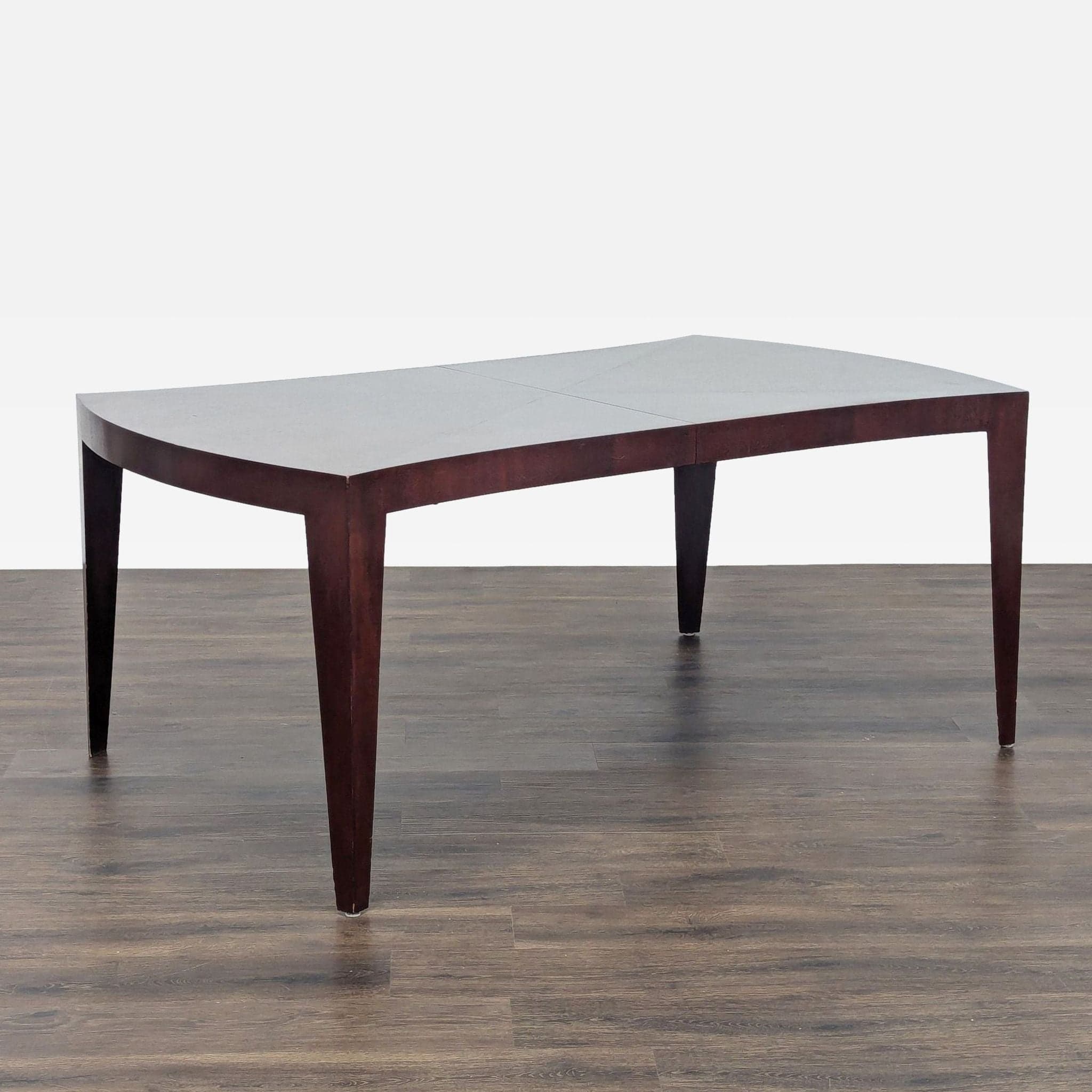 Wood Dining Table with Two Leaves - Image 1