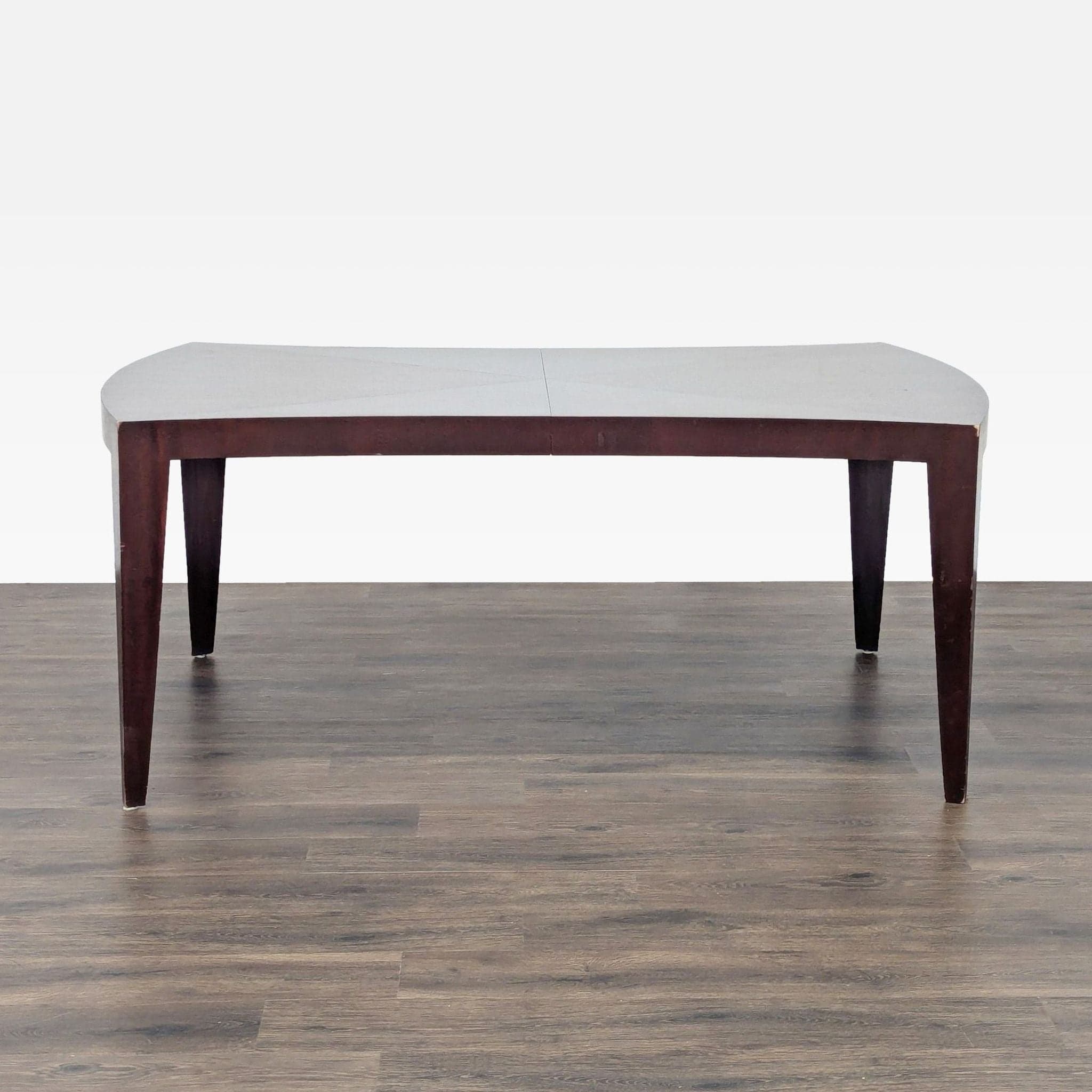 Wood Dining Table with Two Leaves - Thumbnail 4