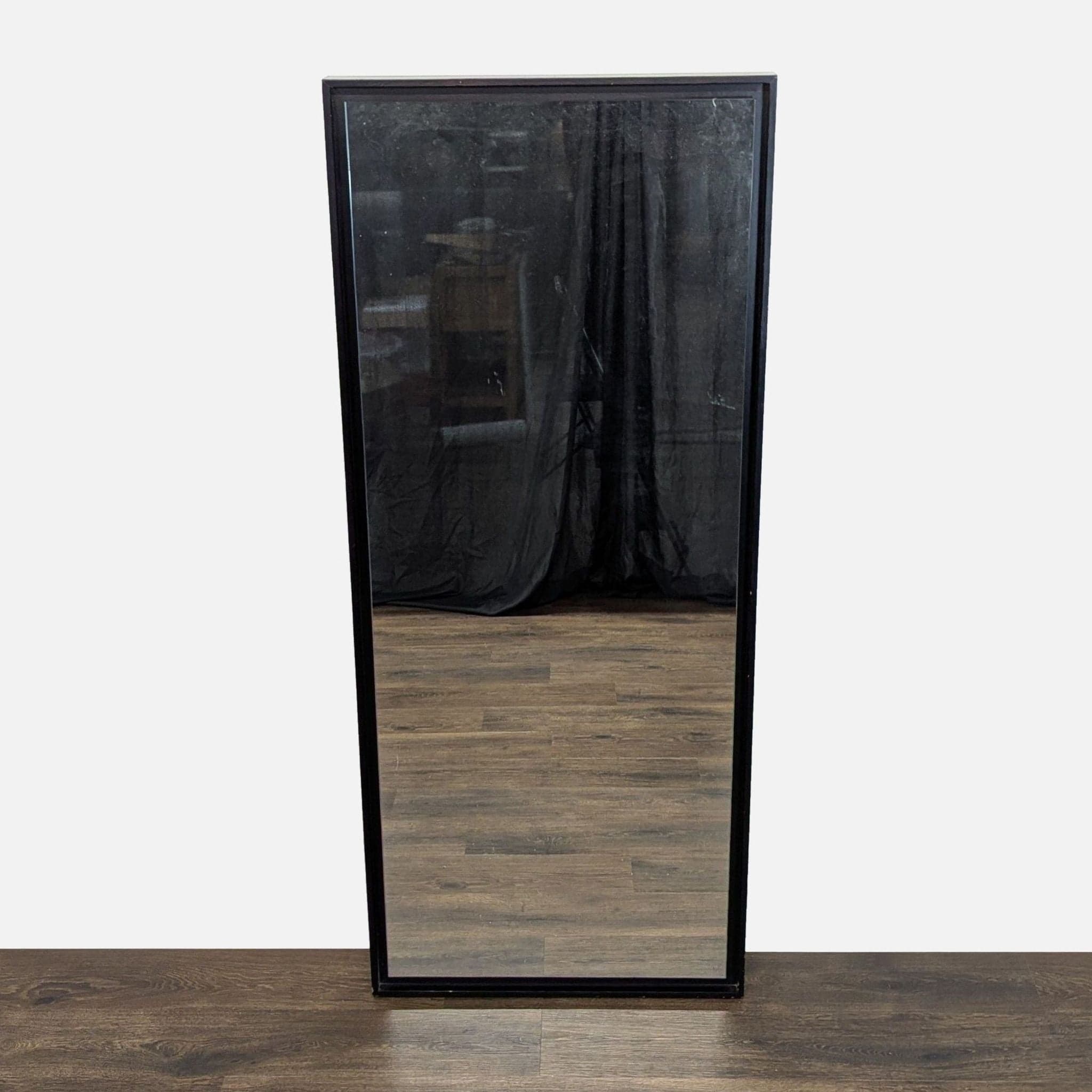 West Elm Wood Framed Floor Mirror - Image 1