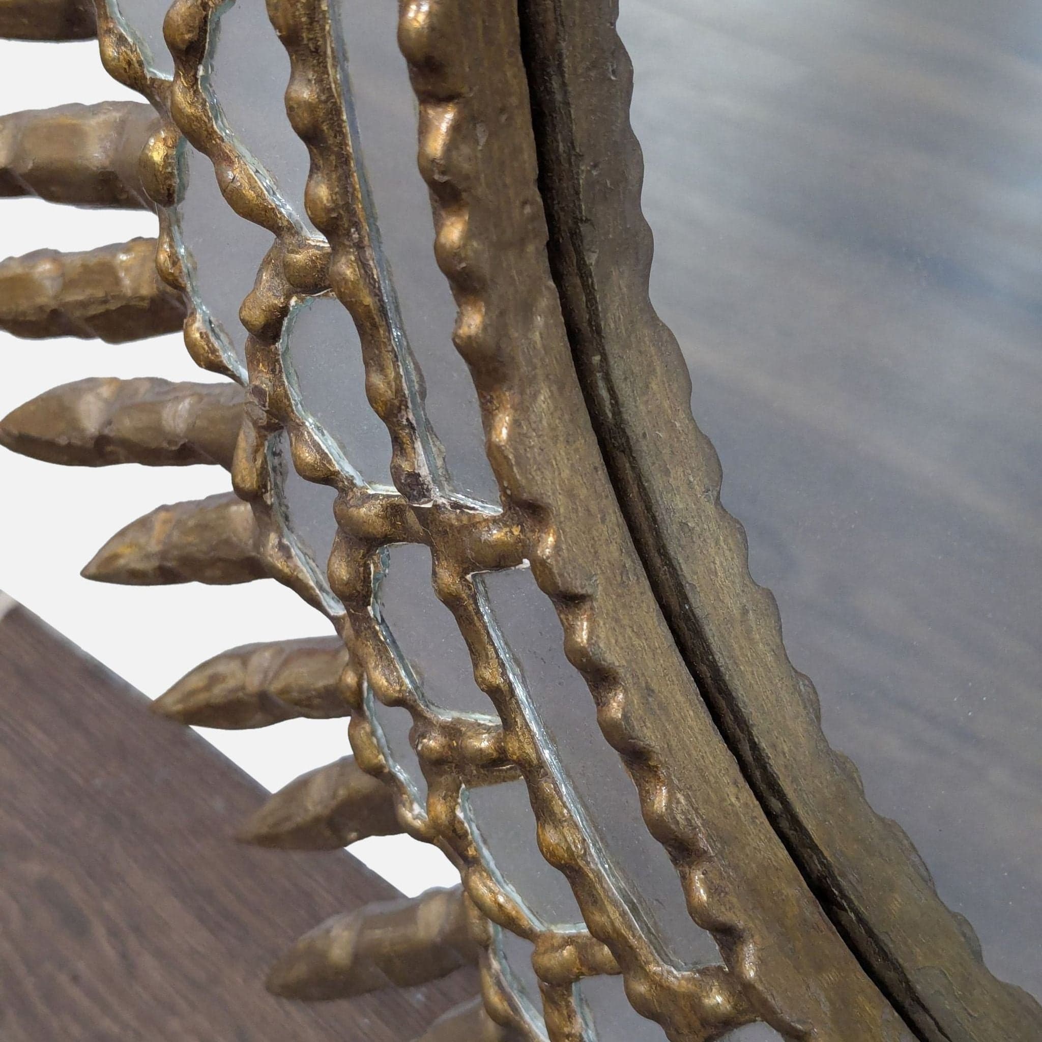 Antique Spanish Sunburst Mirror - Thumbnail 2