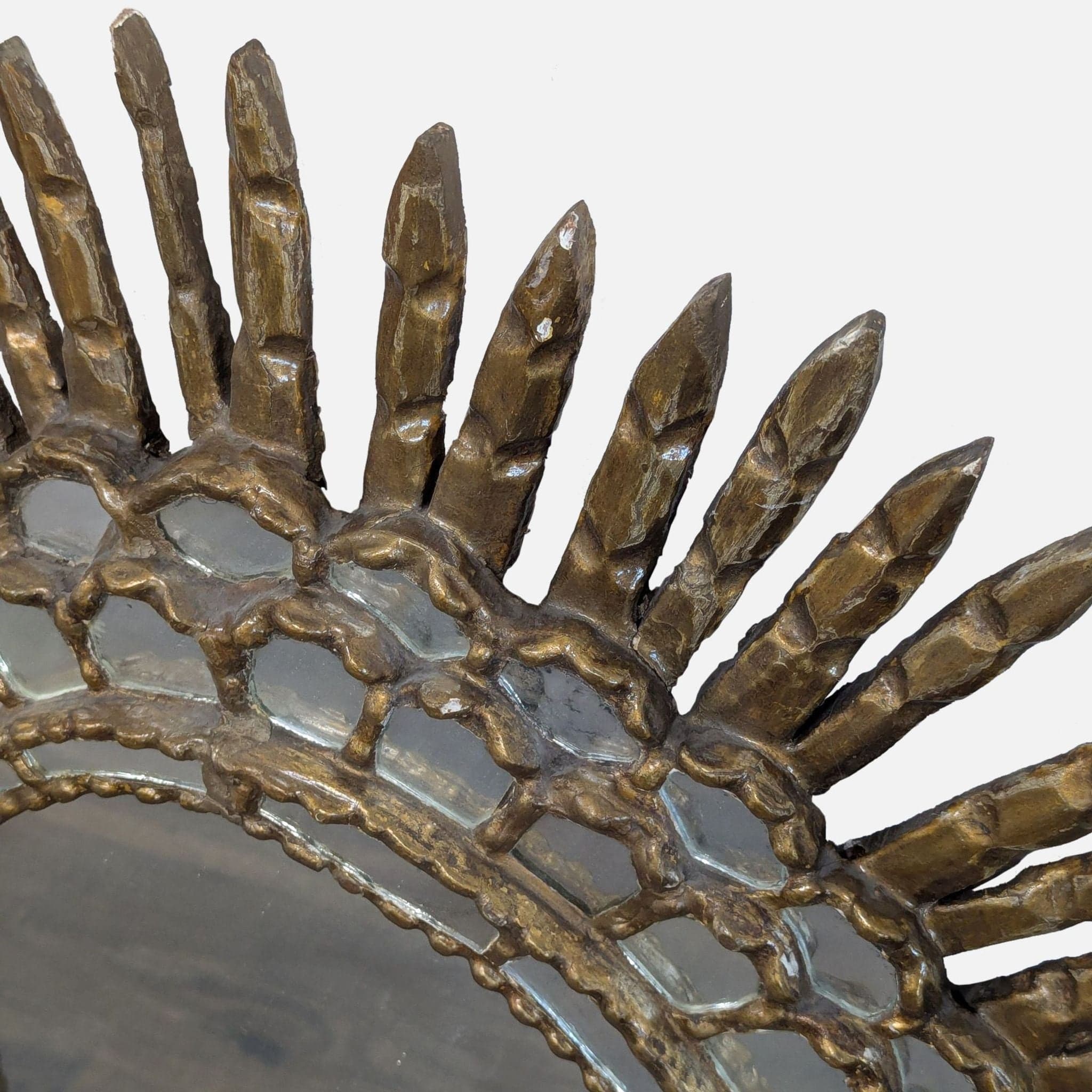 Antique Spanish Sunburst Mirror - Thumbnail 5