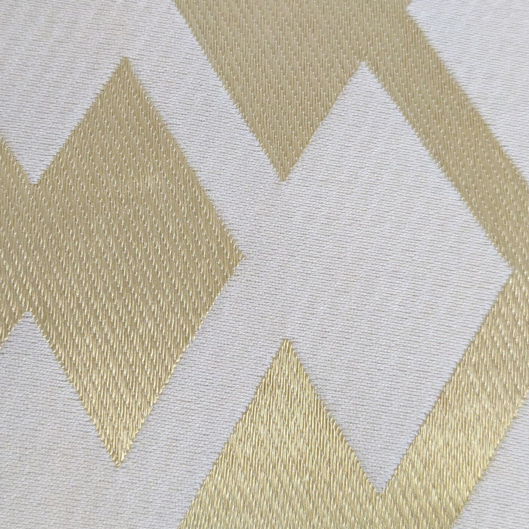 Lee Industries Modern Accent Lounge Chair with Gold and Cream Diamond Pattern Upholstery - Thumbnail 5