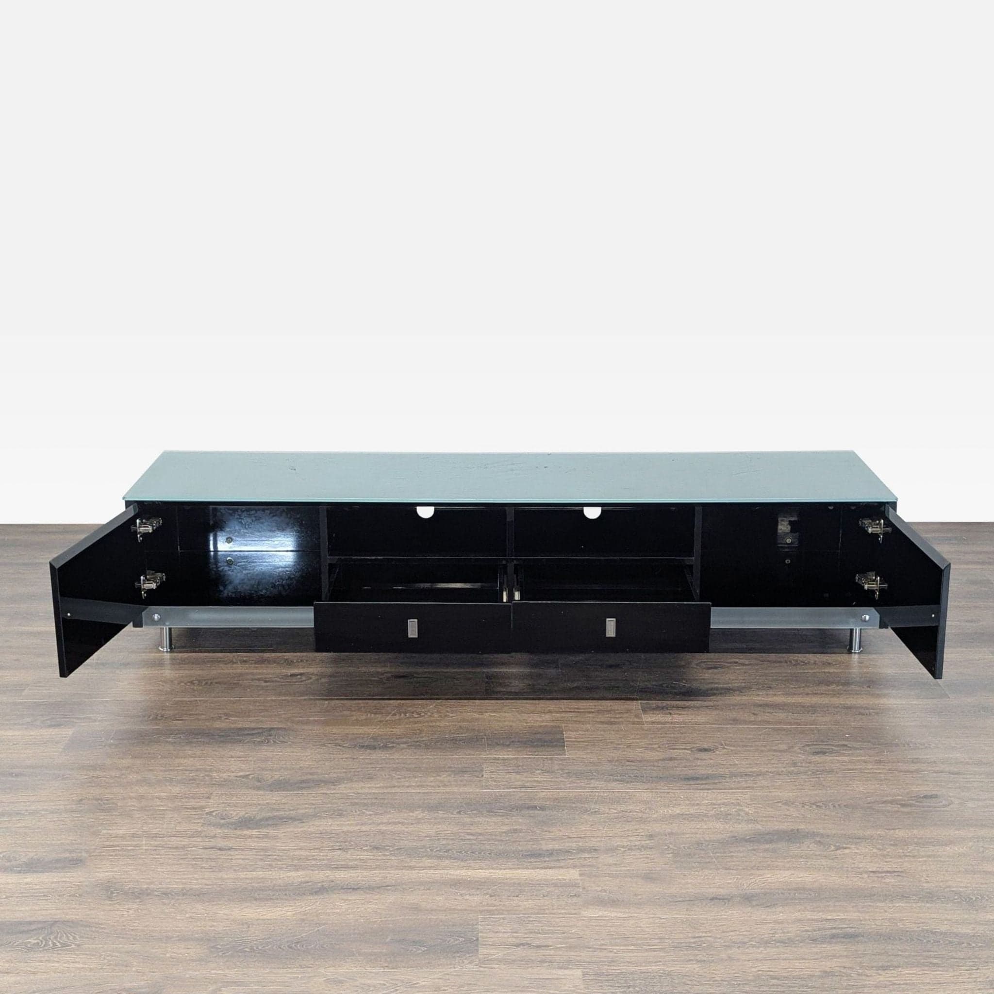 Black Lacquer Media Console - Thumbnail 2