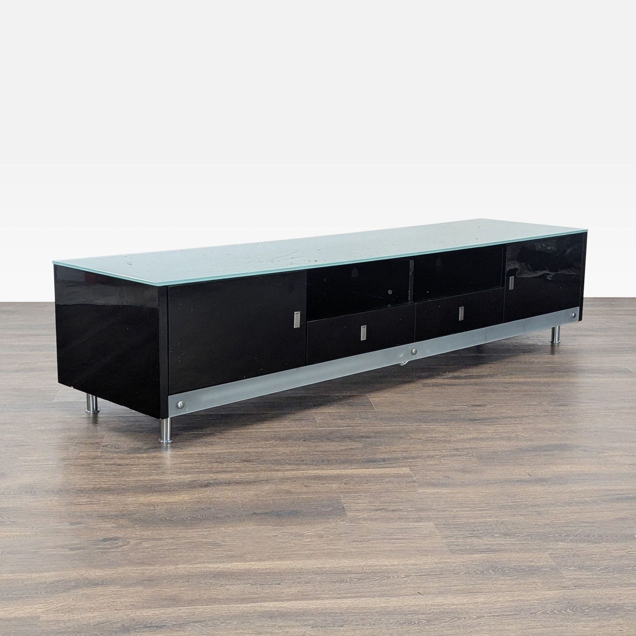 Black Lacquer Media Console - Thumbnail 7