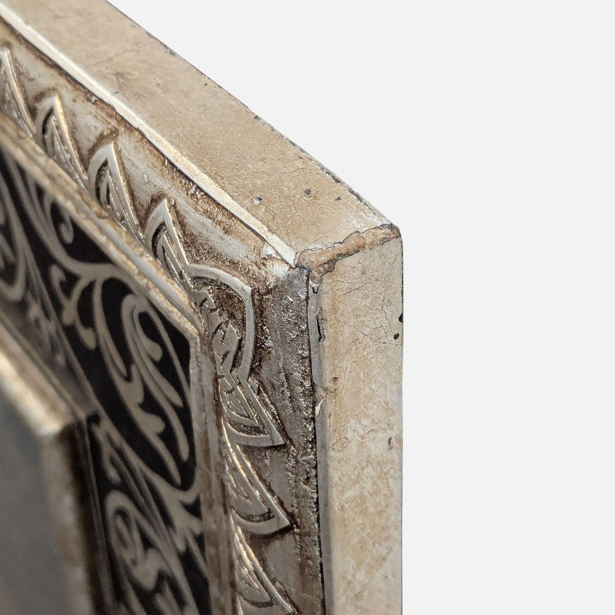 Silver Framed Wall Mirror - Thumbnail 4