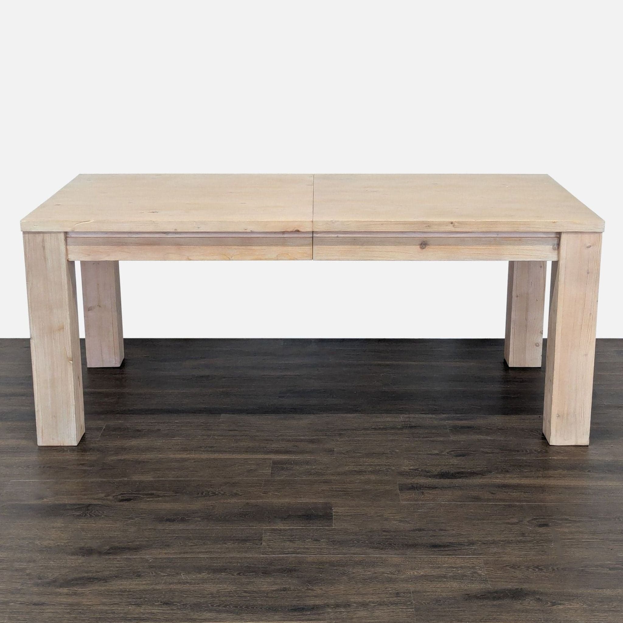 Pottery Barn Folsom Storage Extendable Dining Table - Image 1