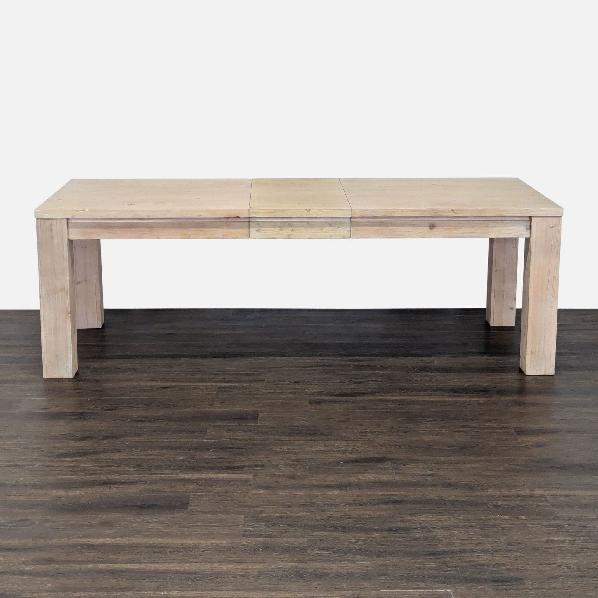 Pottery Barn Folsom Storage Extendable Dining Table - Thumbnail 2