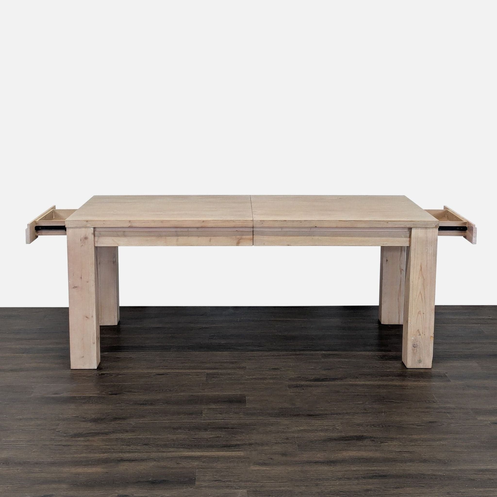 Pottery Barn Folsom Storage Extendable Dining Table - Thumbnail 12