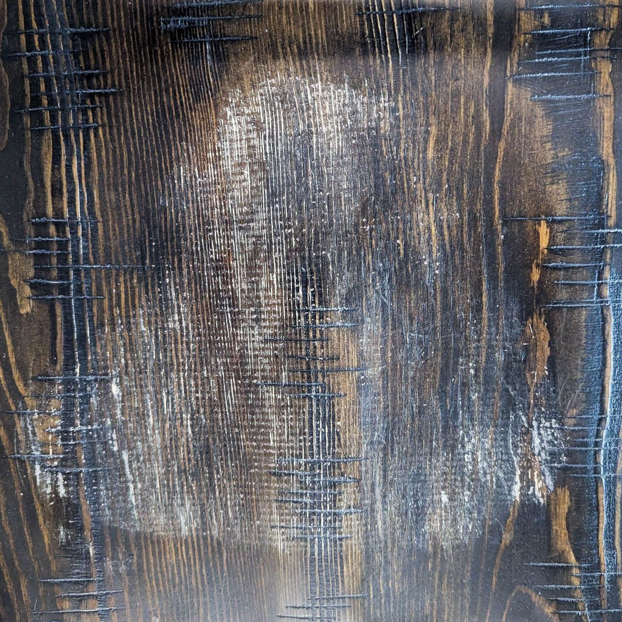 Standard Furniture Distressed Cross Back Bar Stool - Thumbnail 8