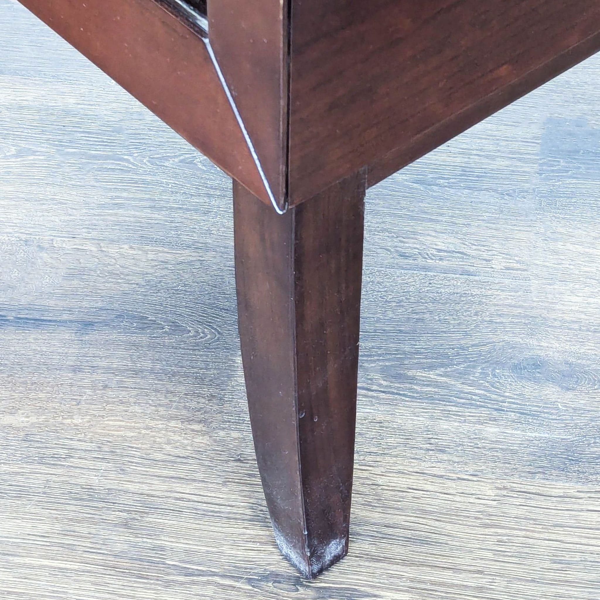 Two Drawer Wood Nightstand - Thumbnail 9