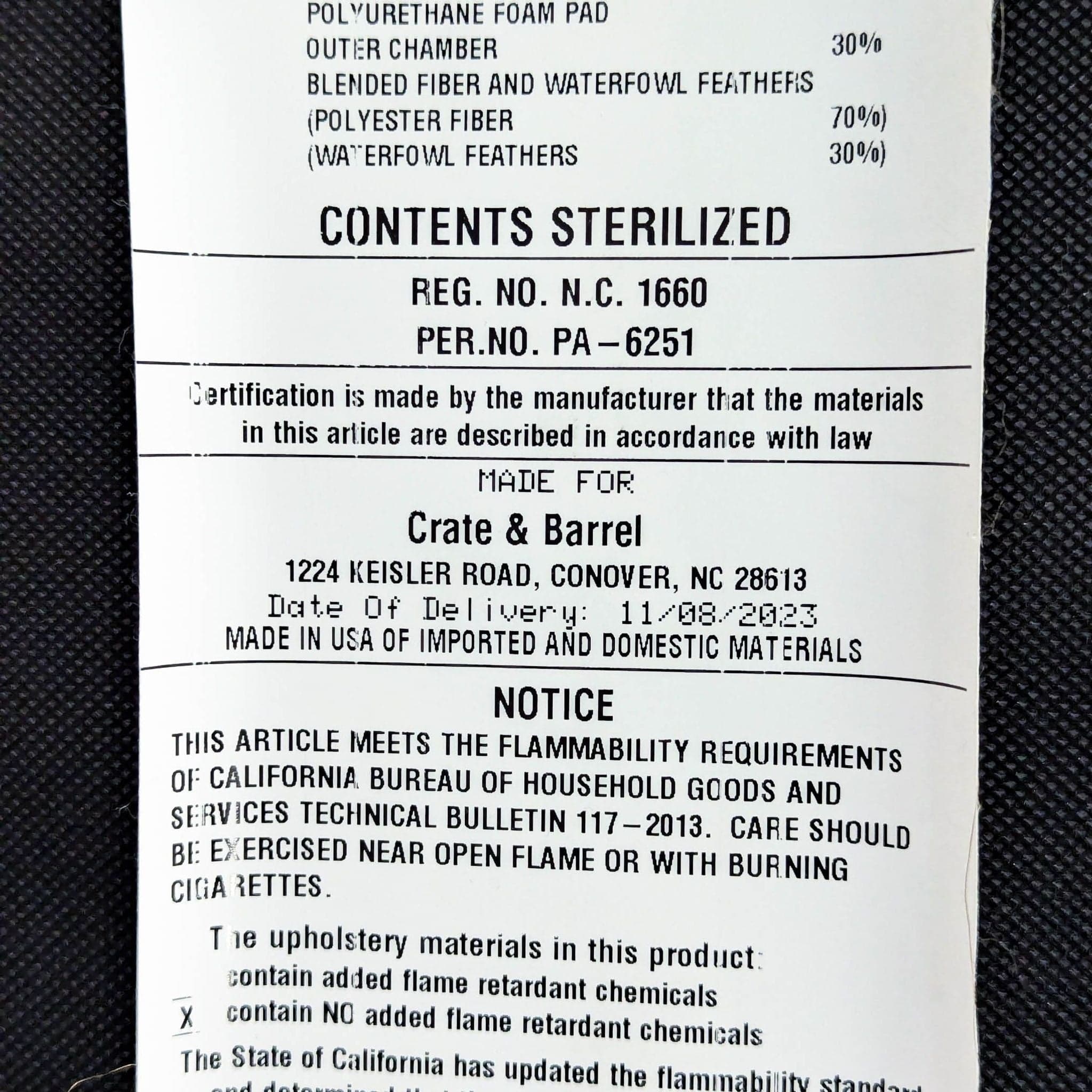 Crate & Barrel Ottoman - Thumbnail 7