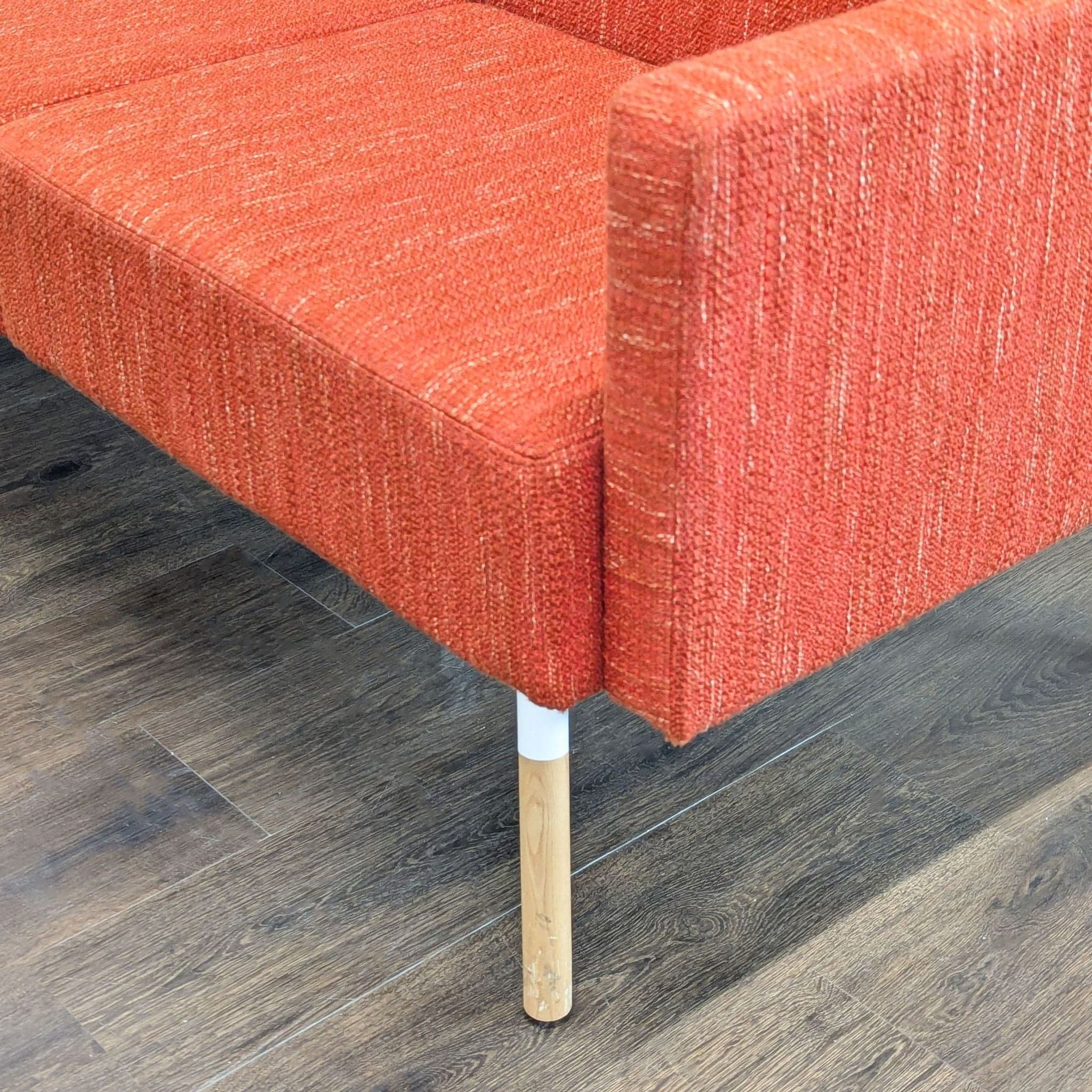 HighTower Tombolo 3-Seat Modern Sofa in Red Fabric - Thumbnail 3