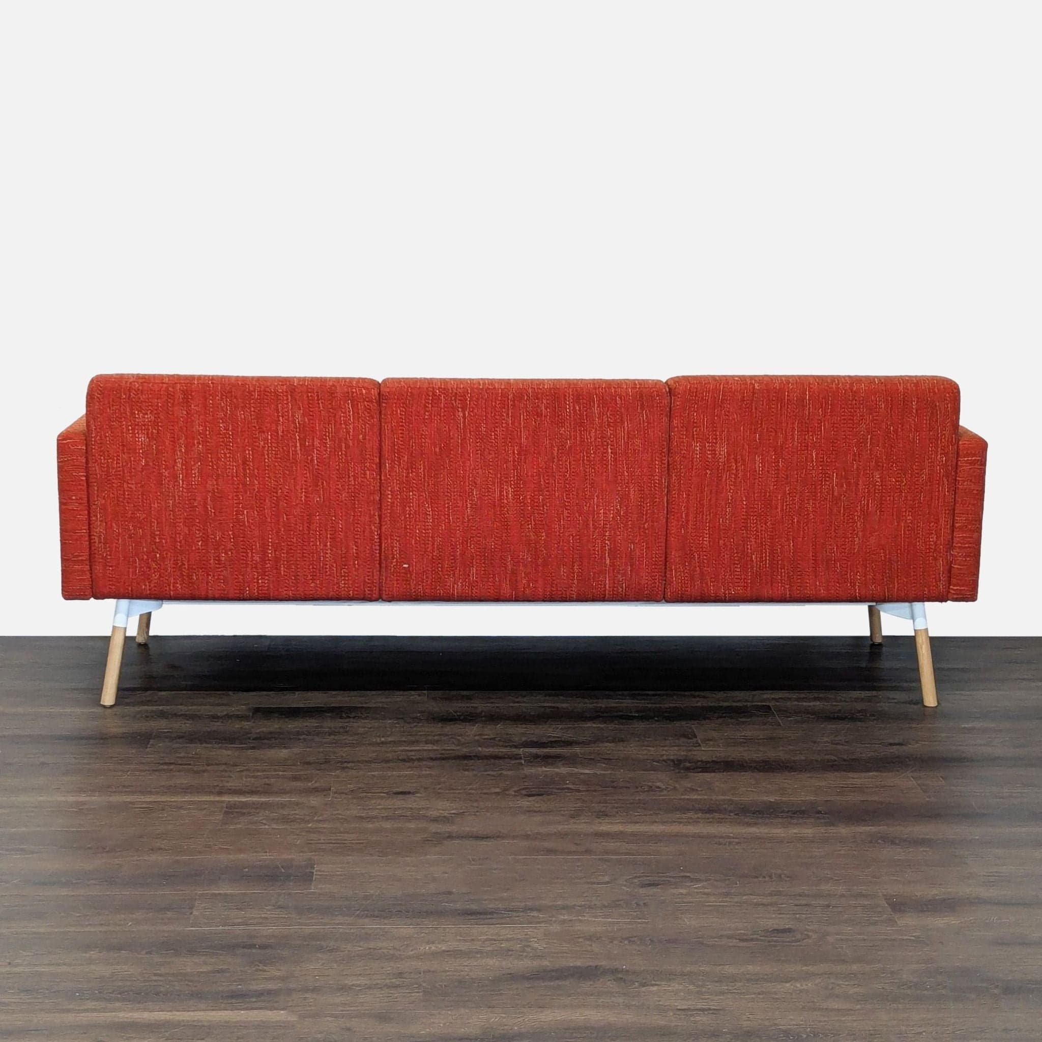 HighTower Tombolo 3-Seat Modern Sofa in Red Fabric - Thumbnail 8