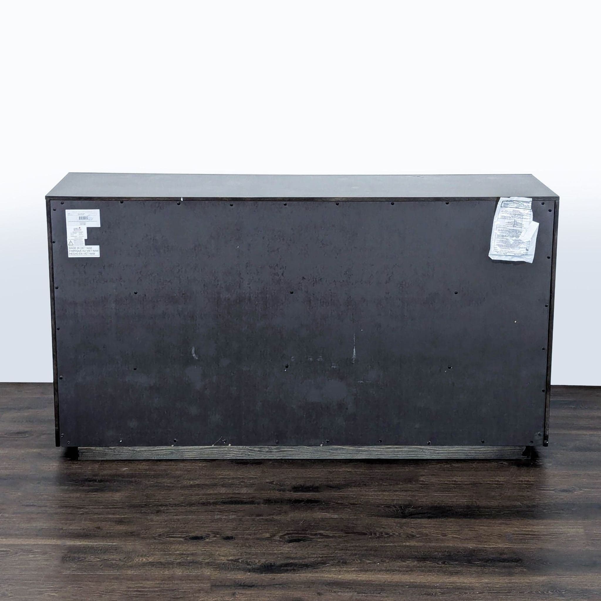 Living Spaces Bayliss Modern 6-Drawer Dresser in Gray and Black - Thumbnail 5