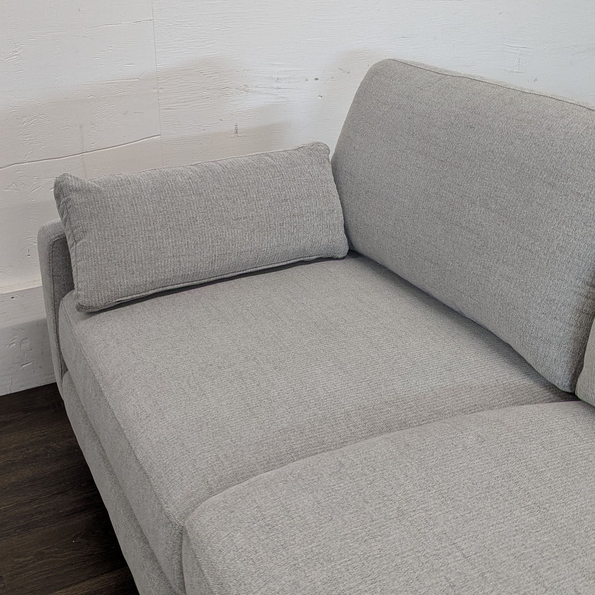 Burrow Furniture Union Modern 3-Seat Sofa in Crushed Gravel - Thumbnail 7