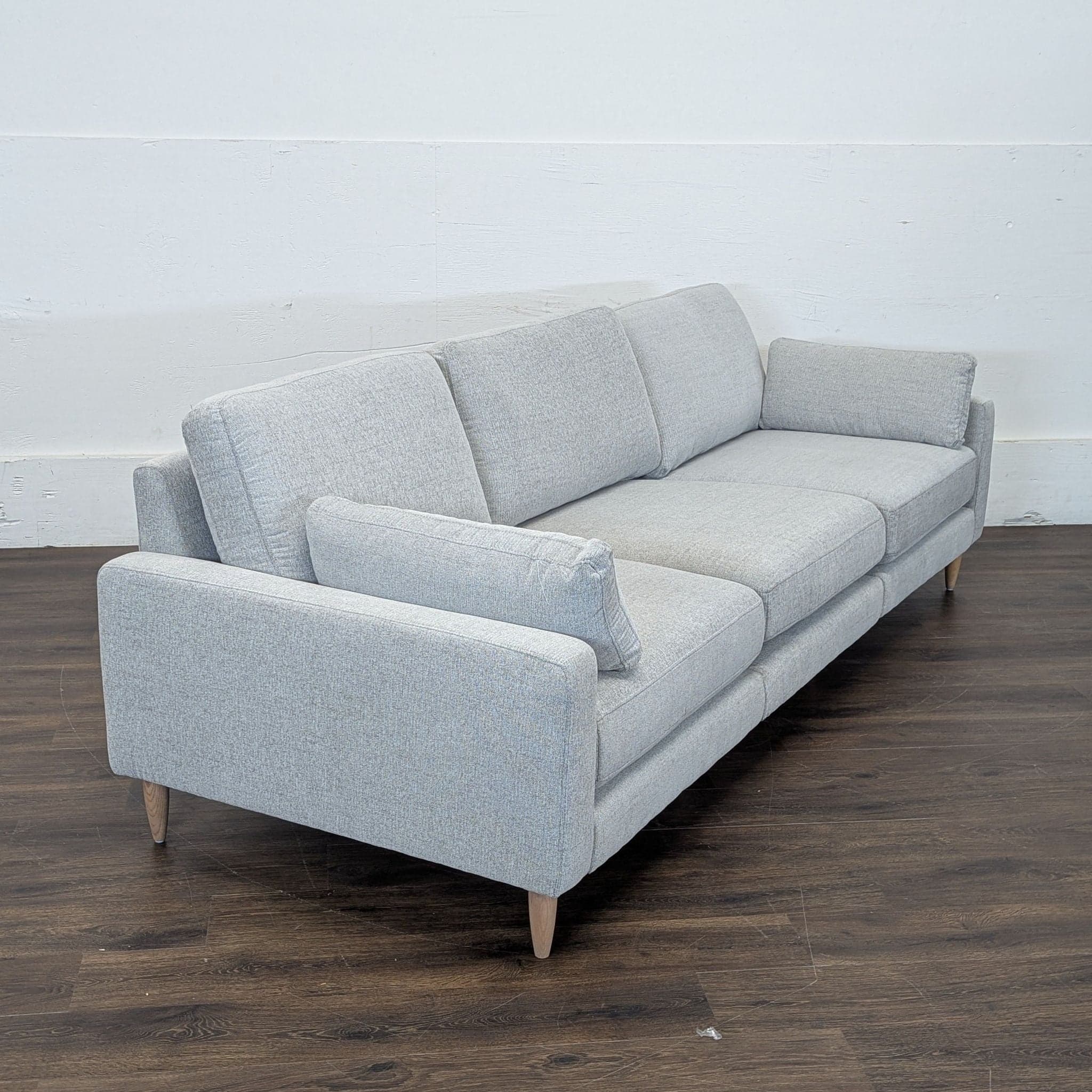 Burrow Furniture Union Modern 3-Seat Sofa in Crushed Gravel - Thumbnail 11