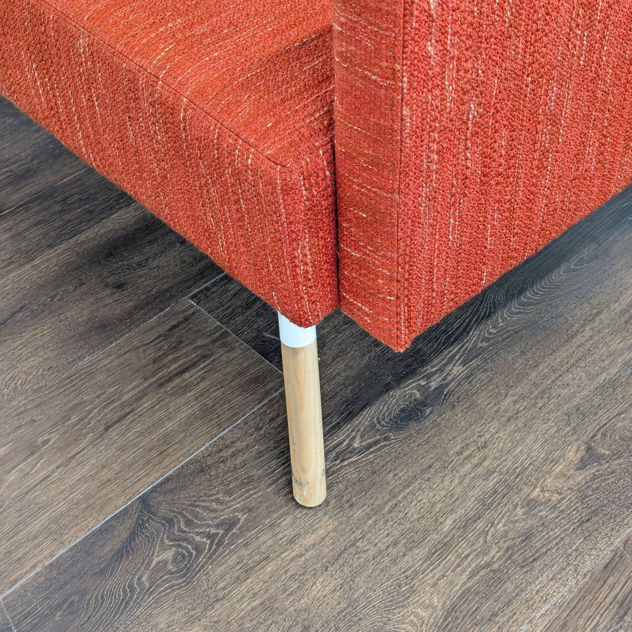 HighTower Tombolo Modern Lounge Chair with Wooden Legs - Thumbnail 4