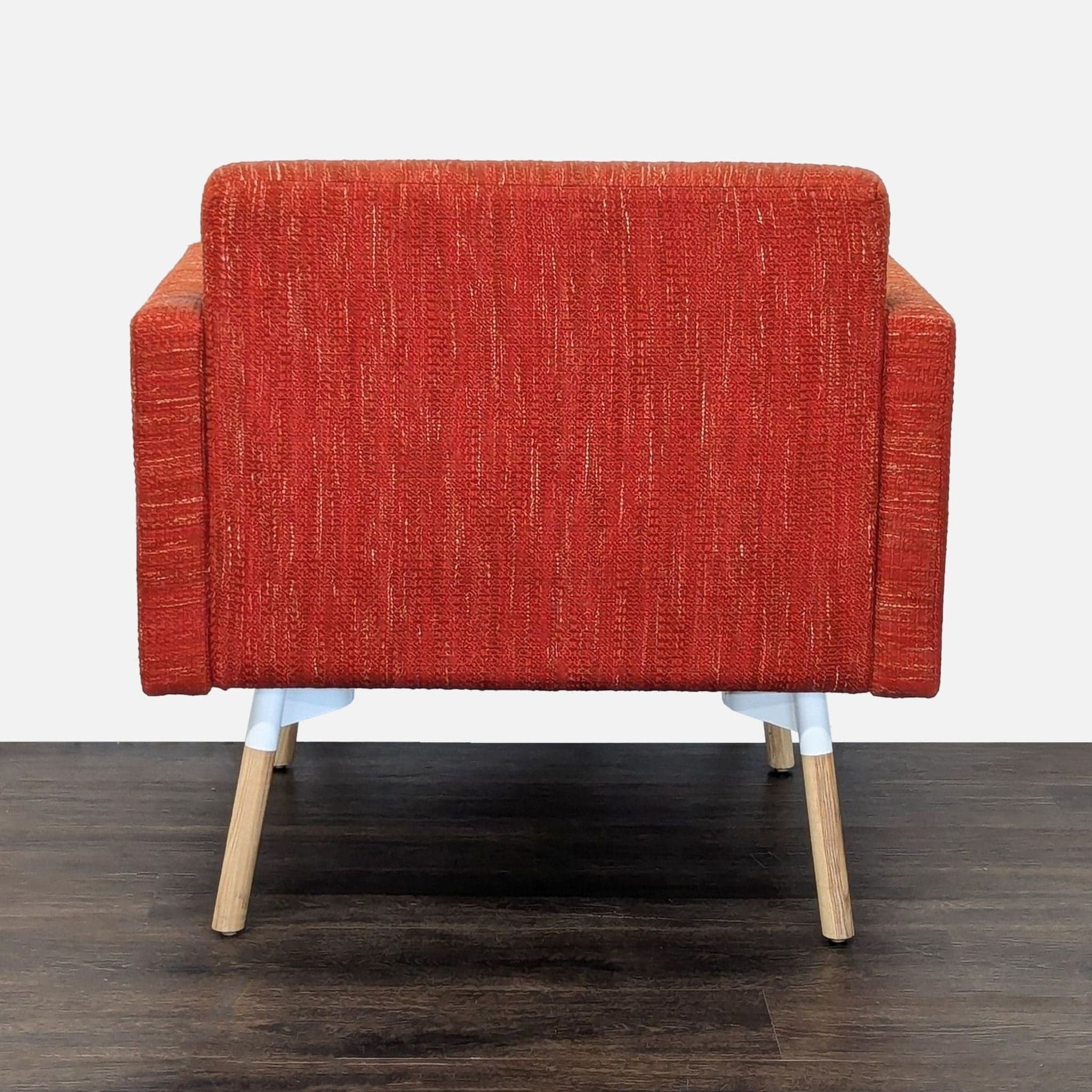 HighTower Tombolo Modern Lounge Chair with Wooden Legs - Thumbnail 8