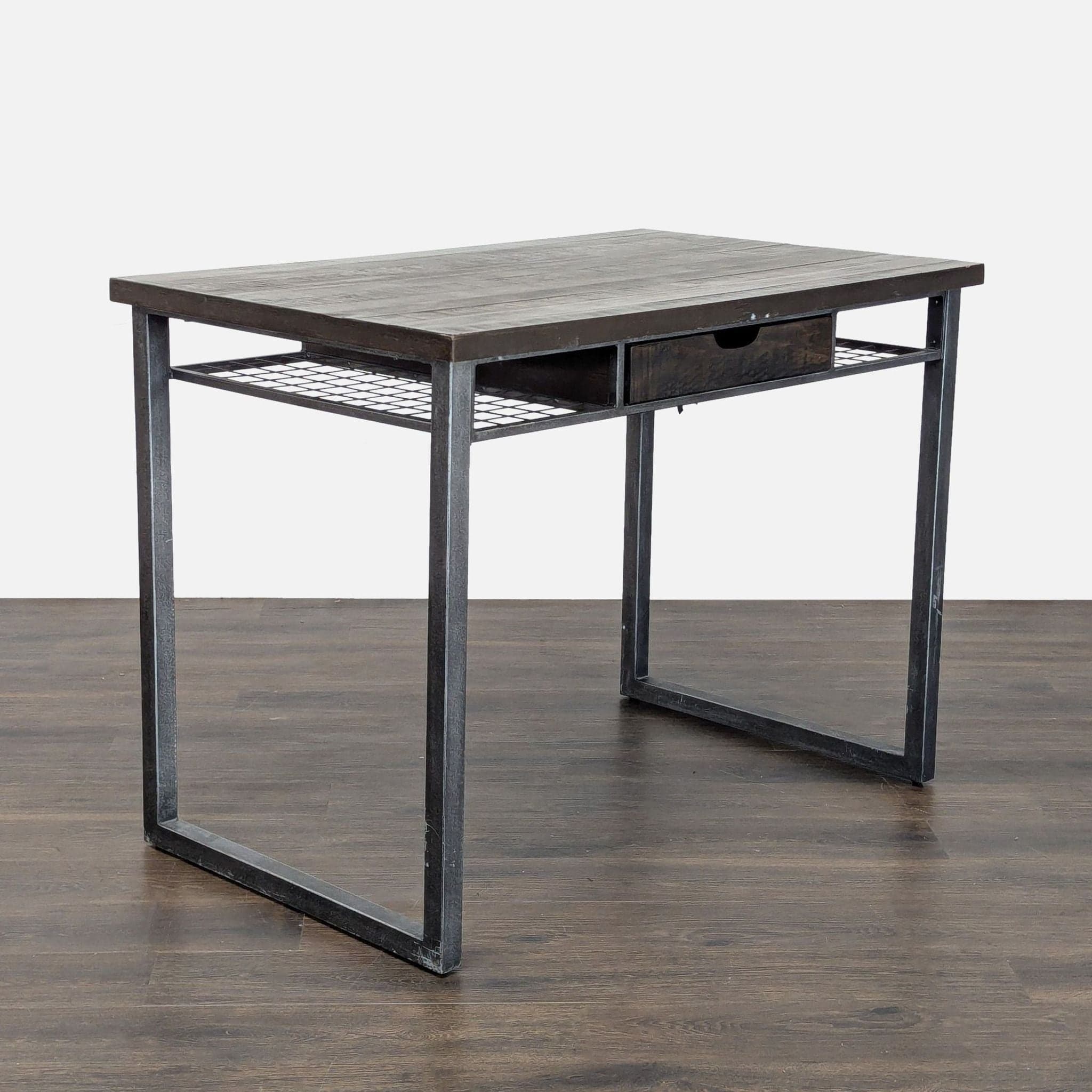 Standard Furniture Industrial Desk with Drawer and Metal Frame - Thumbnail 3