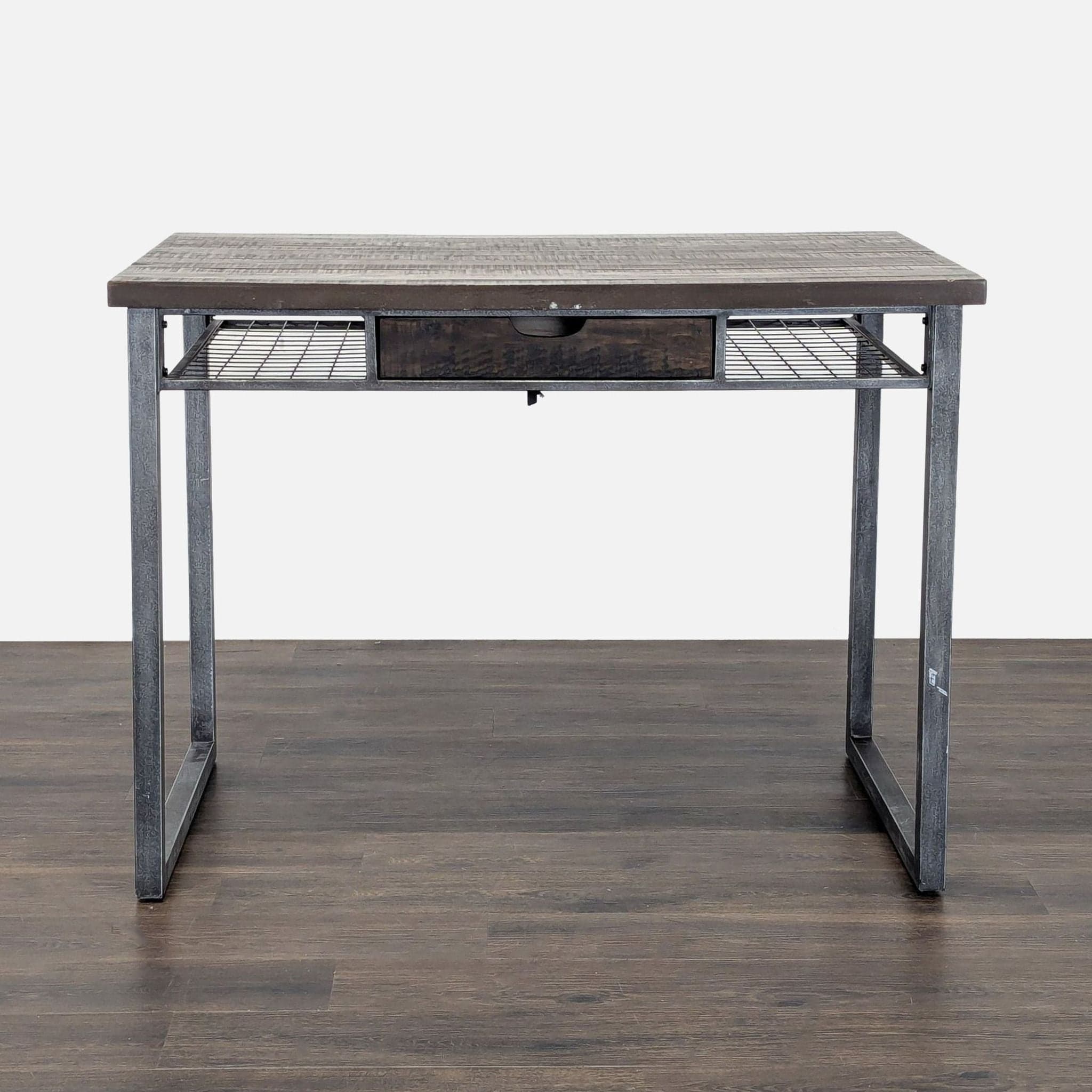 Standard Furniture Industrial Desk with Drawer and Metal Frame - Thumbnail 13
