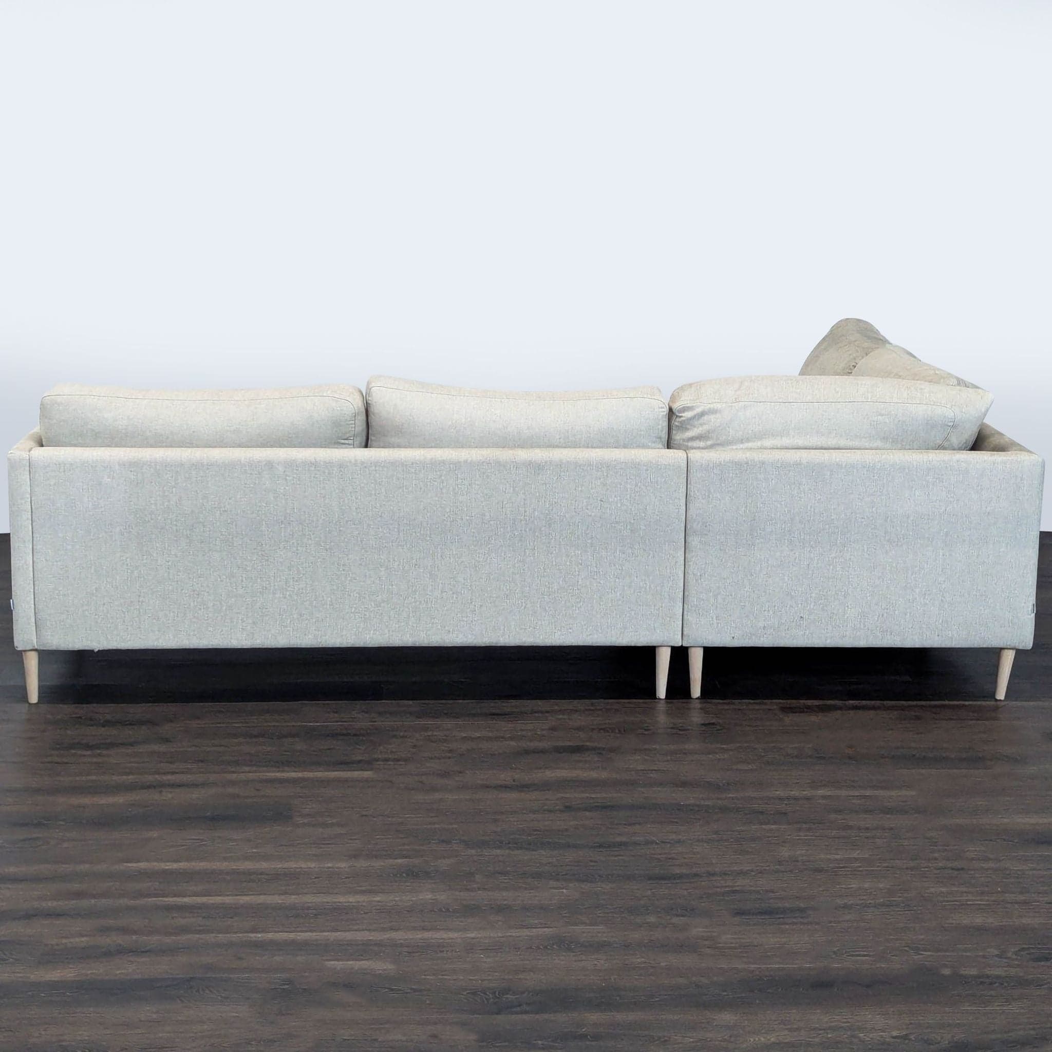 BoConcept Cream Sectional Sofa with Chaise - Thumbnail 4