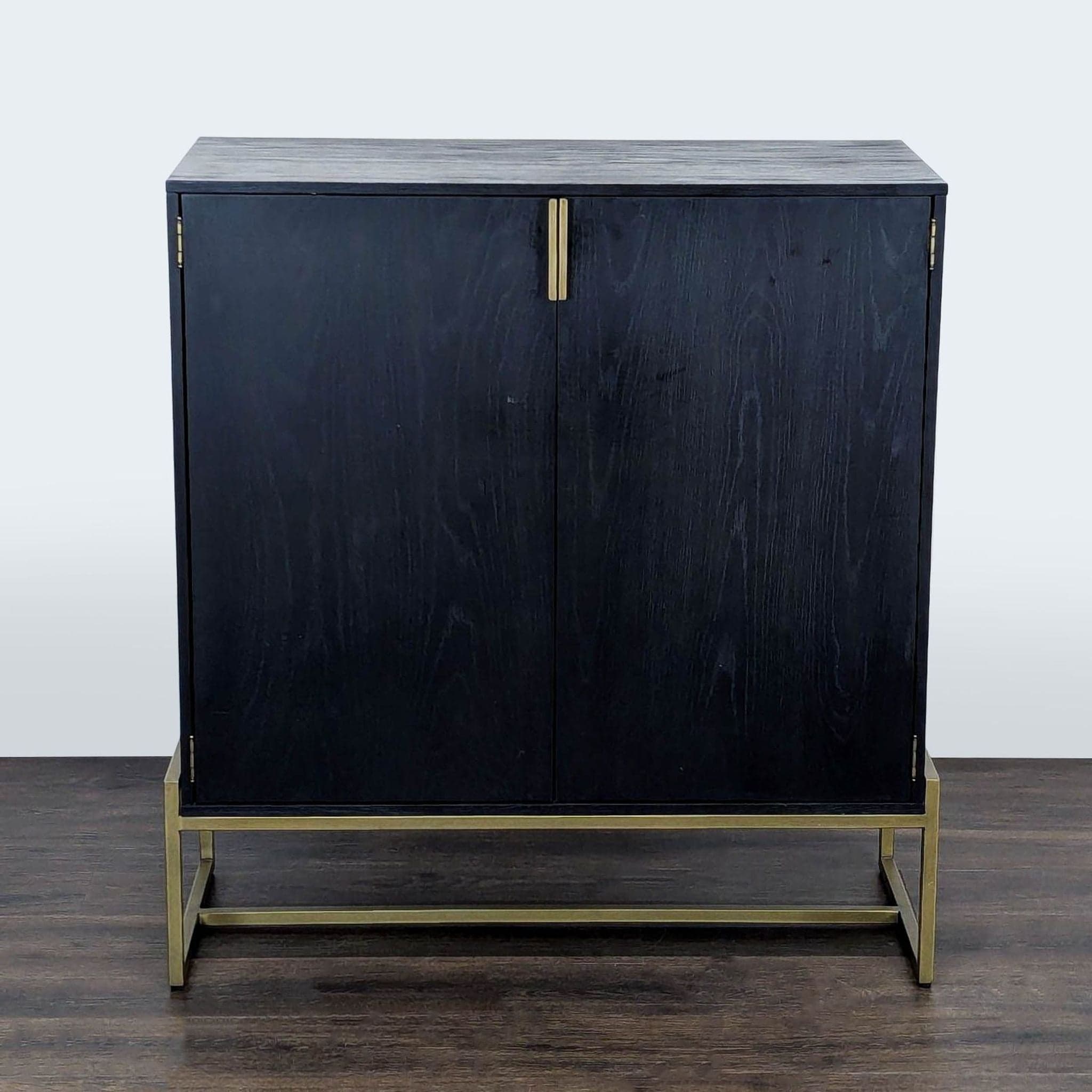 Article Bar Cabinet on Metal Base - Image 1
