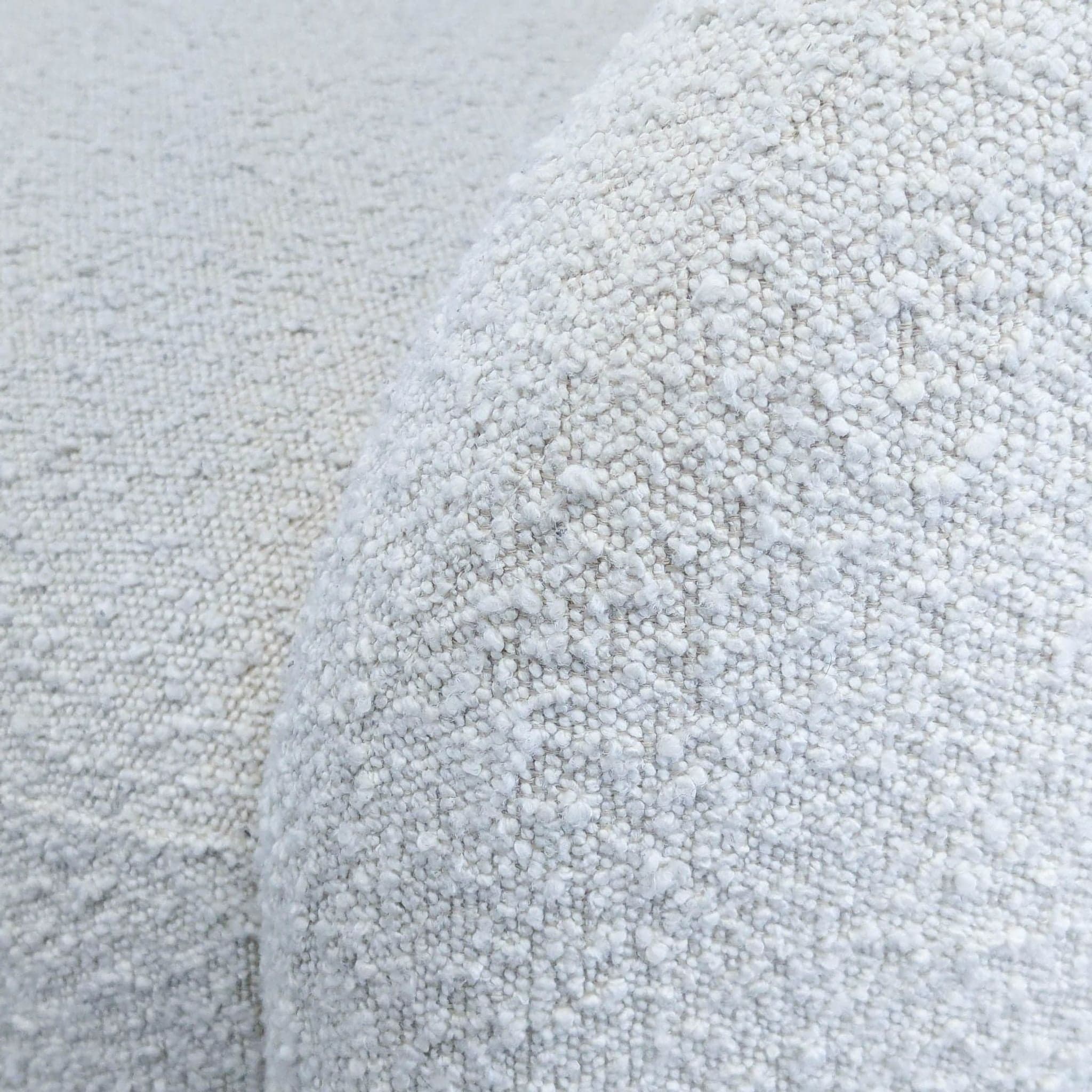 Eichholtz Brice White Bouclé Swivel Chair with Brass Base - Thumbnail 7