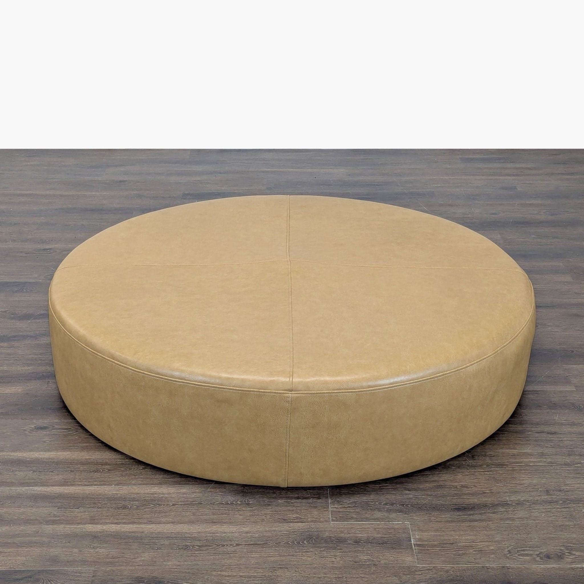 Large Leather Ottoman - Thumbnail 5