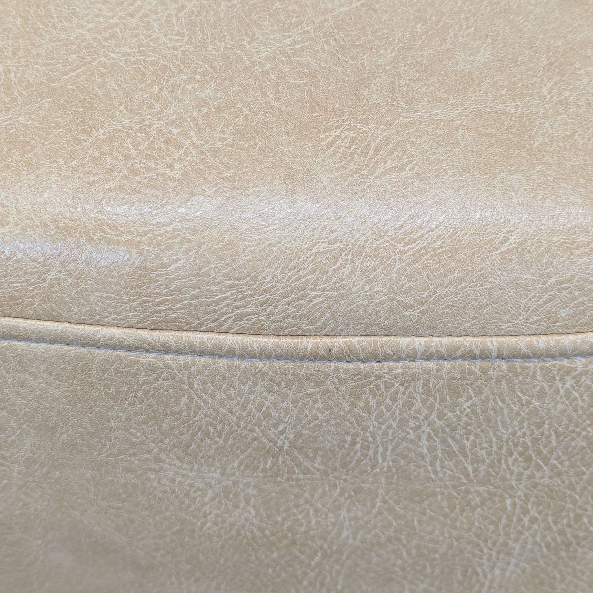 Large Leather Ottoman - Thumbnail 3