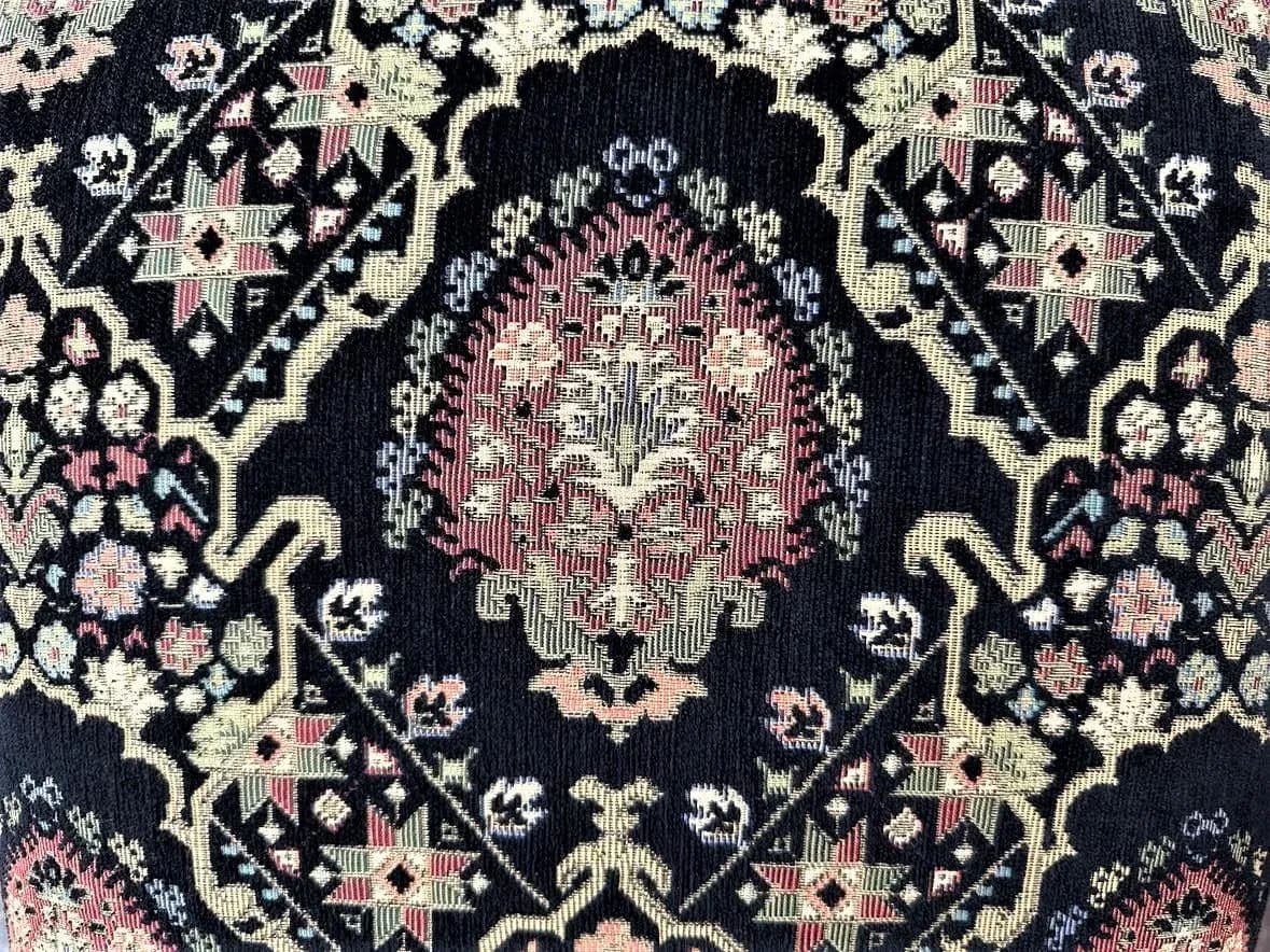 Pair of Spanish and Moorish Style Tapestry Upholstered Accent Chairs - Thumbnail 4