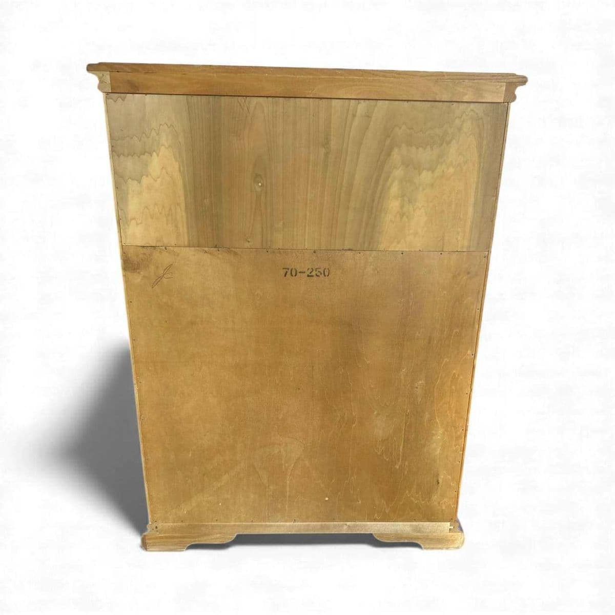 Spanish Colonial Revival Vintage Carved Solid Oak Gentleman's Chest or Armoire Crafted in North Carolina by United Furniture - Thumbnail 4