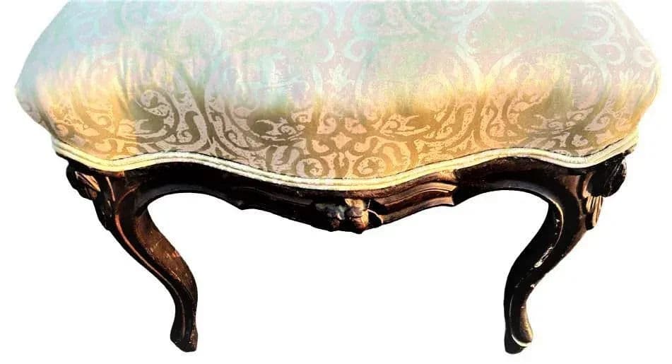 Antique Austro-Hungarian Heavily Carved Walnut Side Chairs - a Pair - 19th Century - Thumbnail 9