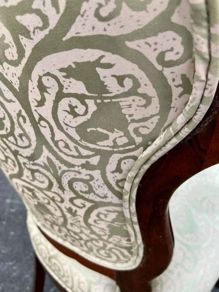 Antique Austro-Hungarian Heavily Carved Walnut Side Chairs - a Pair - 19th Century - Thumbnail 13