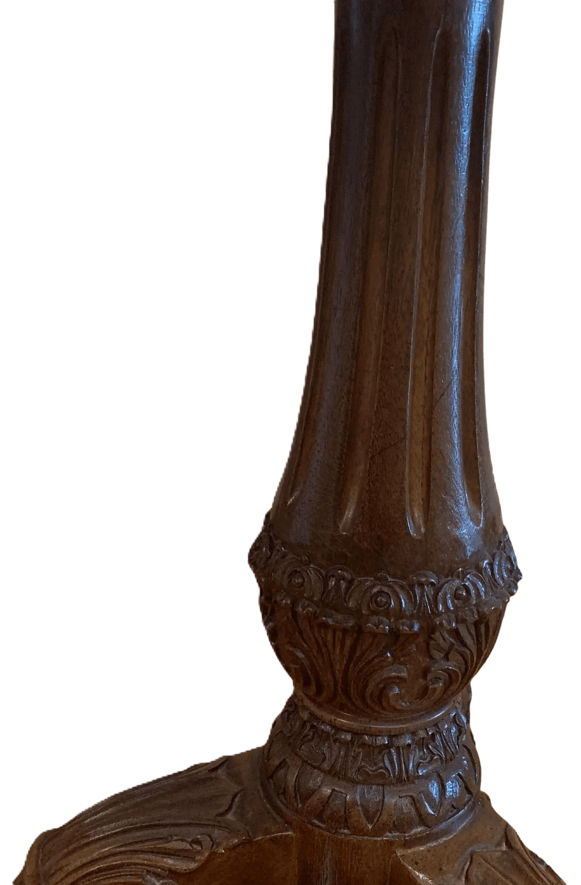 Henredon Vintage Mahogany George III Style Chippendale Round Side Table, Late 20th Century - Thumbnail 7