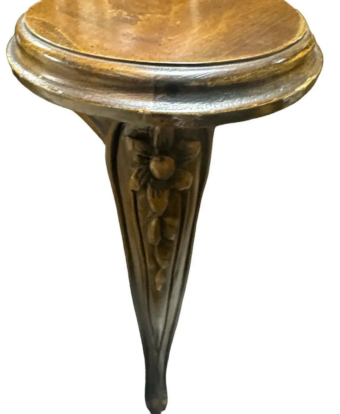 Inlaid Leather and Walnut Louis XV Style Backgammon Table - Vintage Late 20th Century - Thumbnail 8