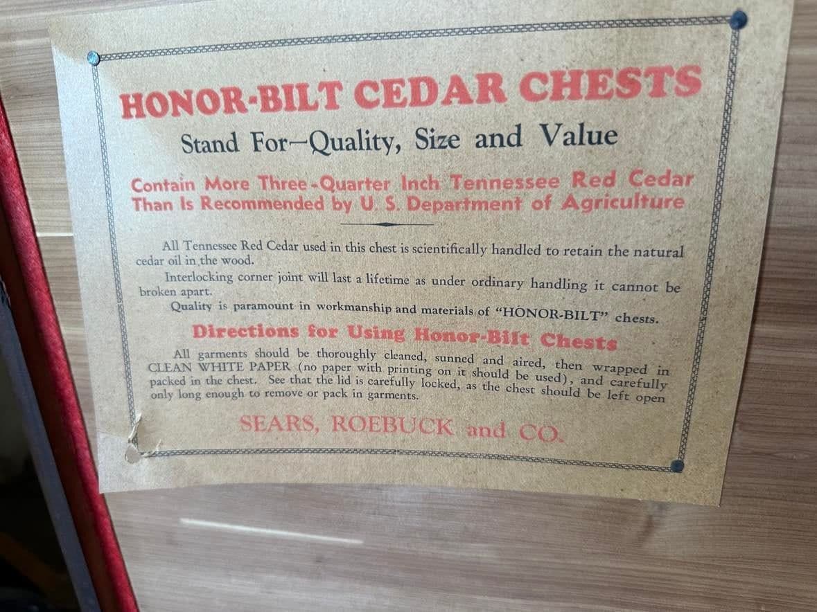 Antique 1920s Spanish Revival Walnut and Burlwood Cedar Chest - Thumbnail 9