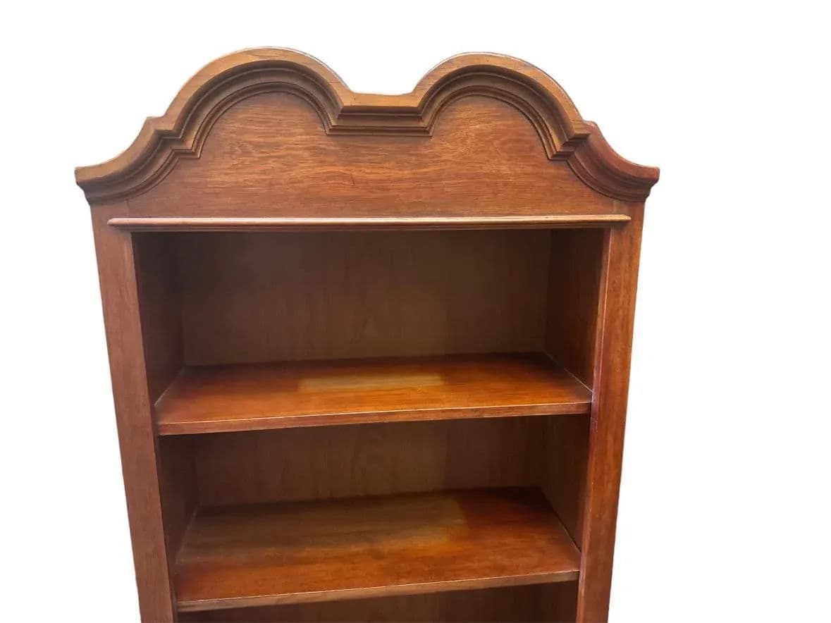 Spanish Colonial Revival Oak Book Case With Cabinet Storage - Mid 20th Century - 2 Available - Thumbnail 6
