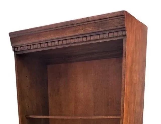 Cherry Wood Bookcase With Pullout Desk Top - Early 21st Century - Thumbnail 6