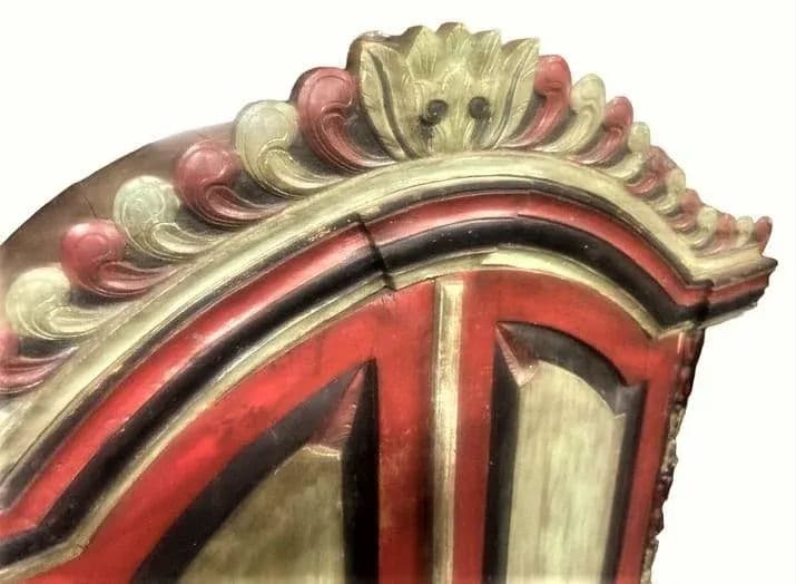 Dutch Colonial Antique 19th Century Liquor Cabinet With Bonnet Top and Ball and Claw Legs - Thumbnail 3