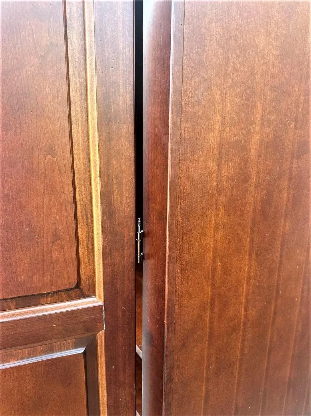 Bassett Chris Madden Collection Cherry Wood Armoire - Vintage Circa 1998 - Thumbnail 7