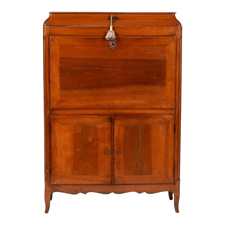 18th Century French Louis XVI Walnut Secrétaire à Abattant - Provenance Adolphus Busch and Brookings Heirs - Thumbnail 3