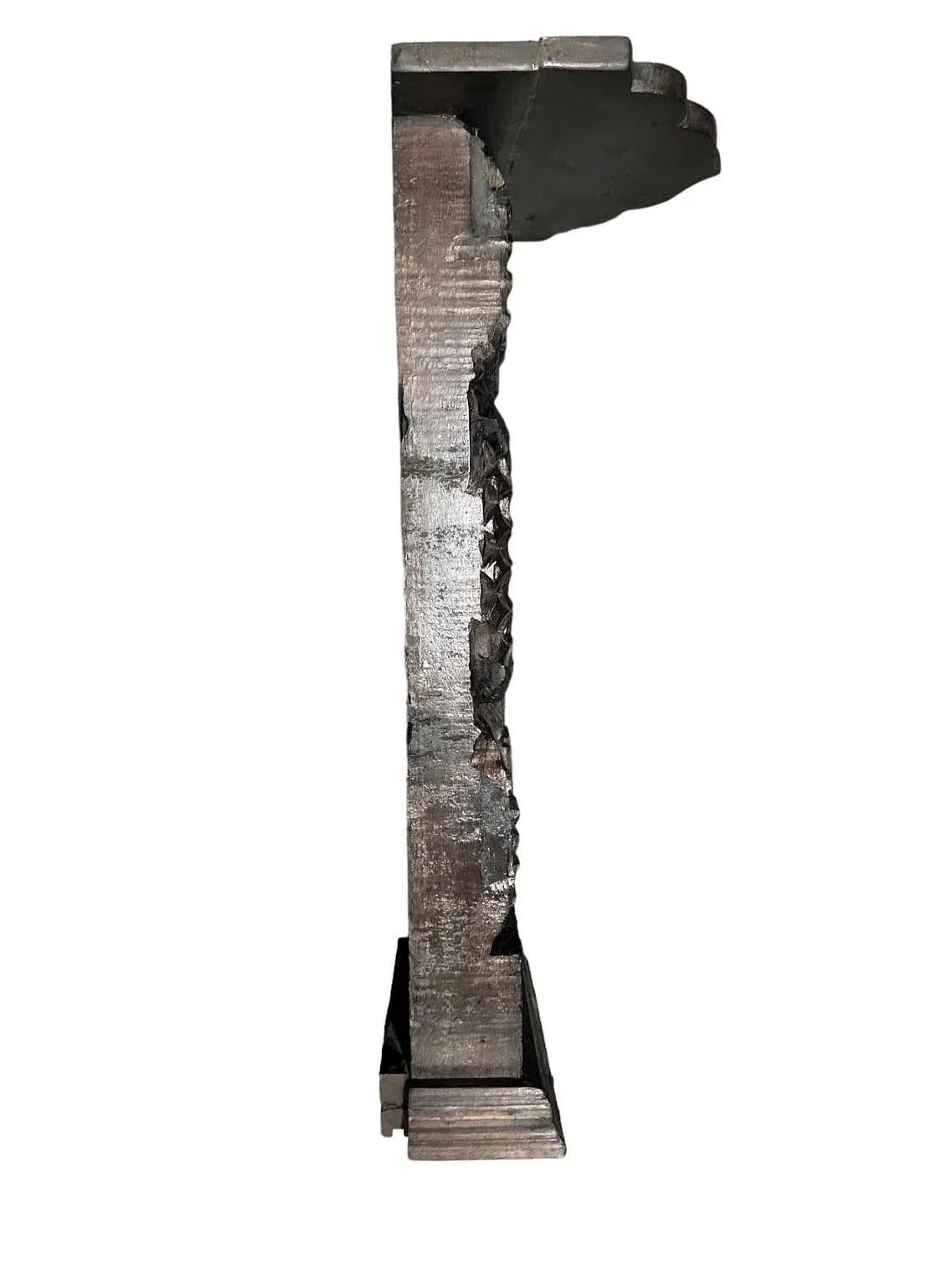 Heavily Carved Mexican Pedestal or Plant Stand - Thumbnail 7