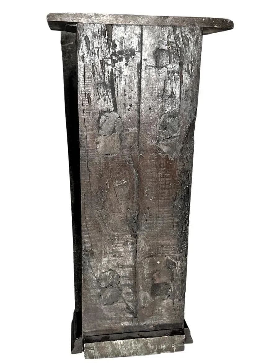 Heavily Carved Mexican Pedestal or Plant Stand - Thumbnail 5